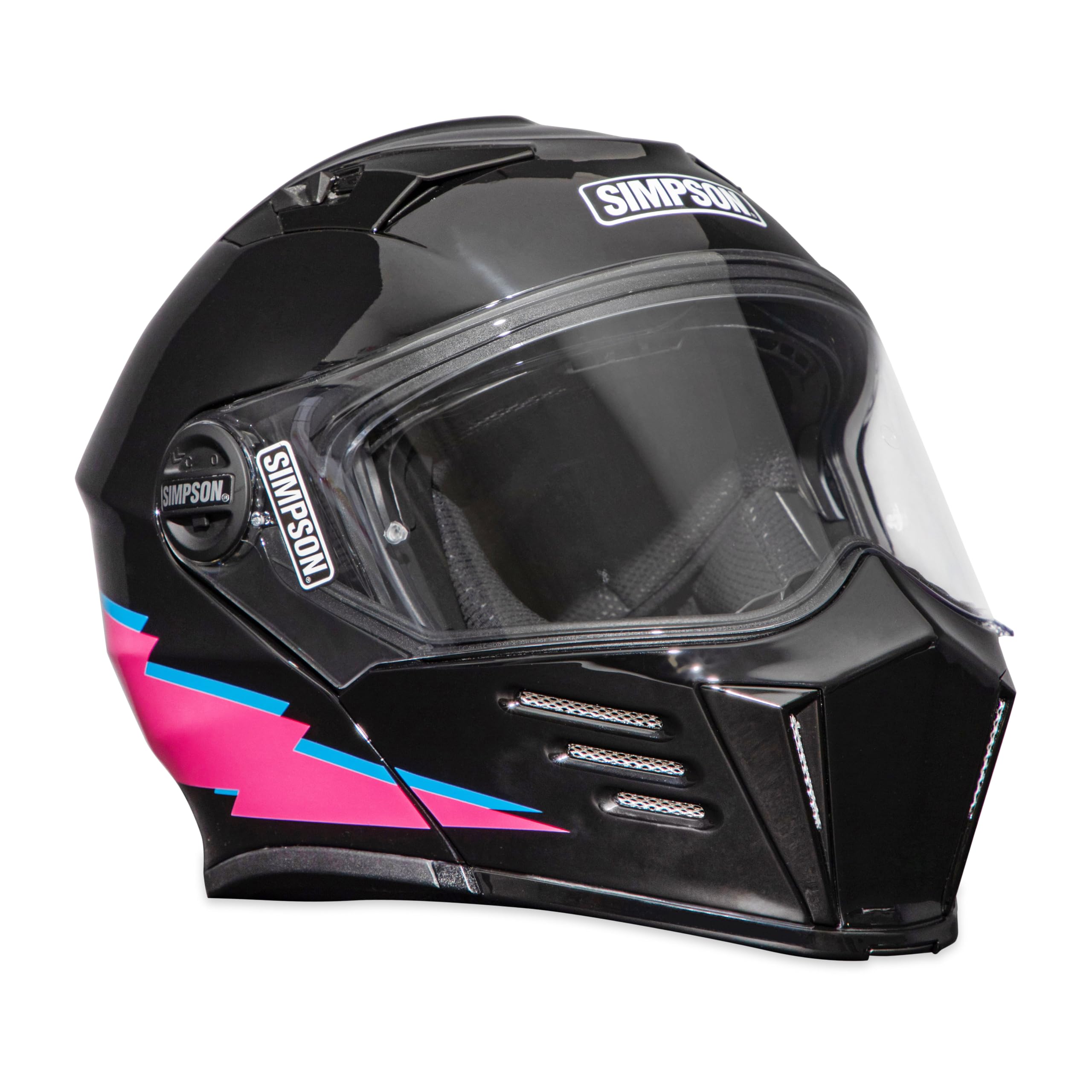Simpson Motorcycle Helmet Mod Bandit - US Limited Edition Radical - Medium | Modular Full-Face Helmet Clear Visor Shield DOT ECE Certified for Street, Cruiser & Touring Riders (M5928MD)
