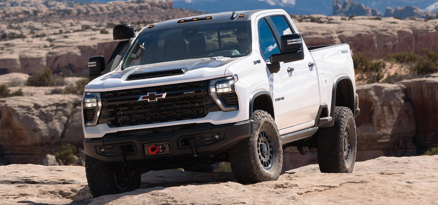Winch Mount AEV Compatible with 2024+ Chevrolet Silverado HD 2500/3500 ZR2 Bison & GMC Sierra HD 2500/3500 AT4x AEV Edition