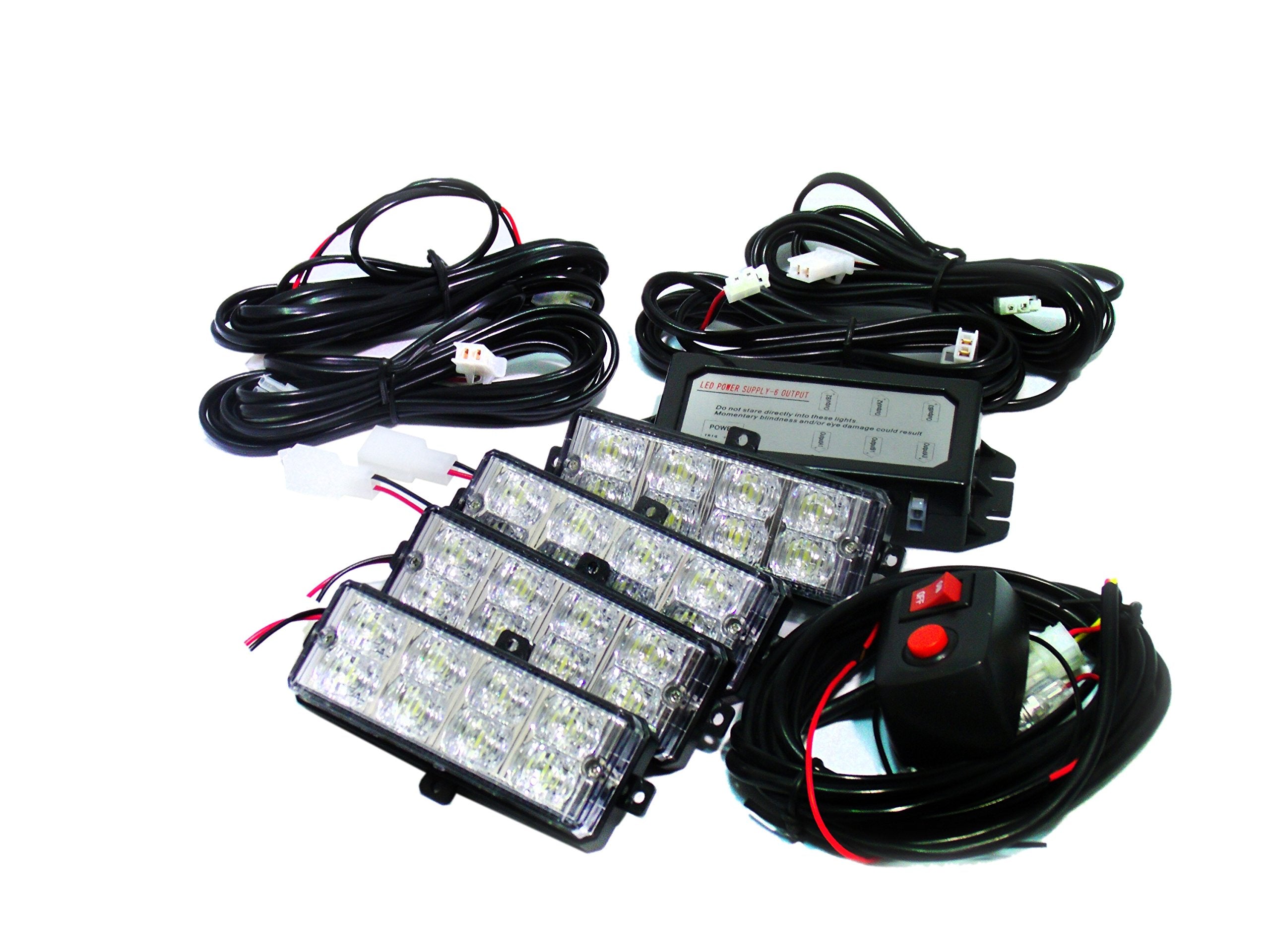 LED Strobe Light Kit Race Sport (RS-281-4LED-B/R)