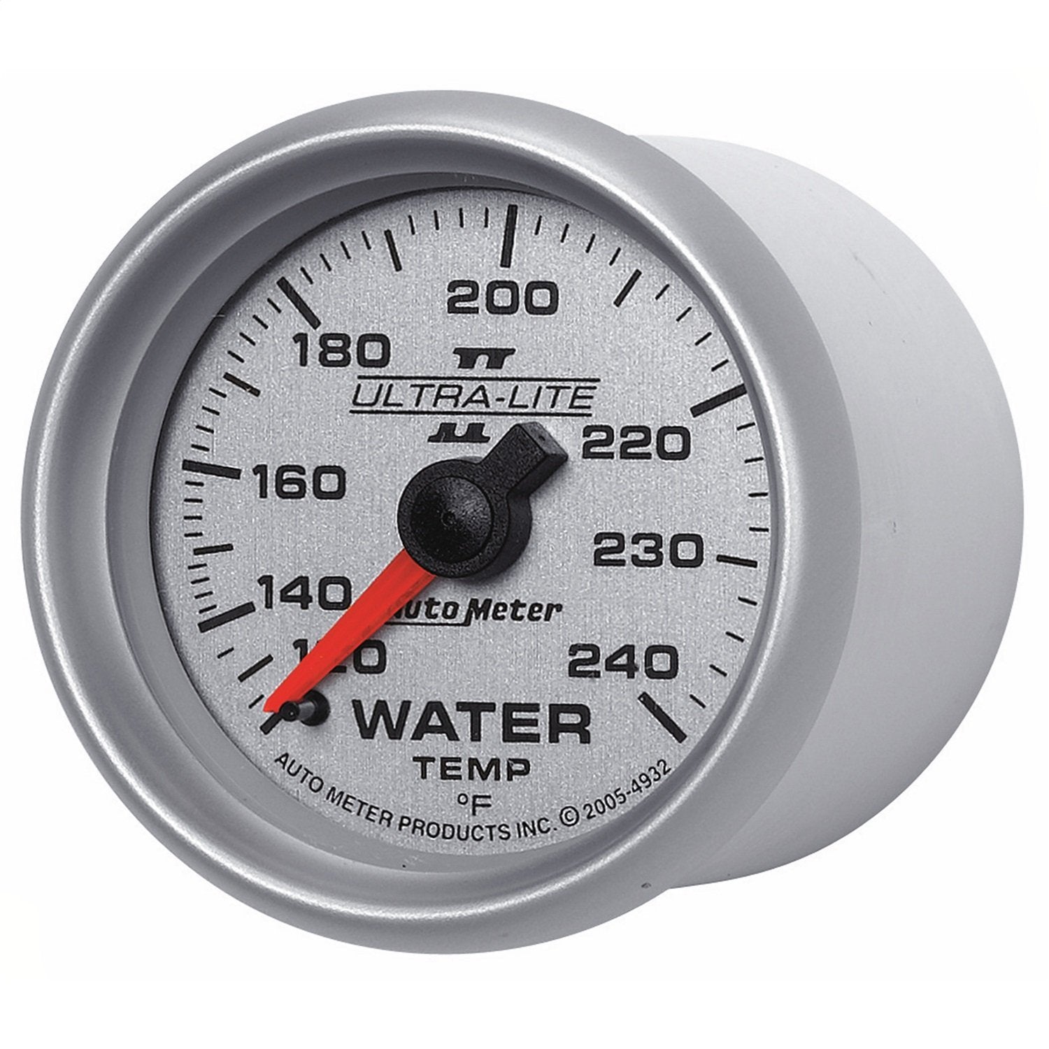 Auto Meter Ultra-Lite II 2-1/16" 120-240 Degree F Mechanical Water Temperature Gauge 4932