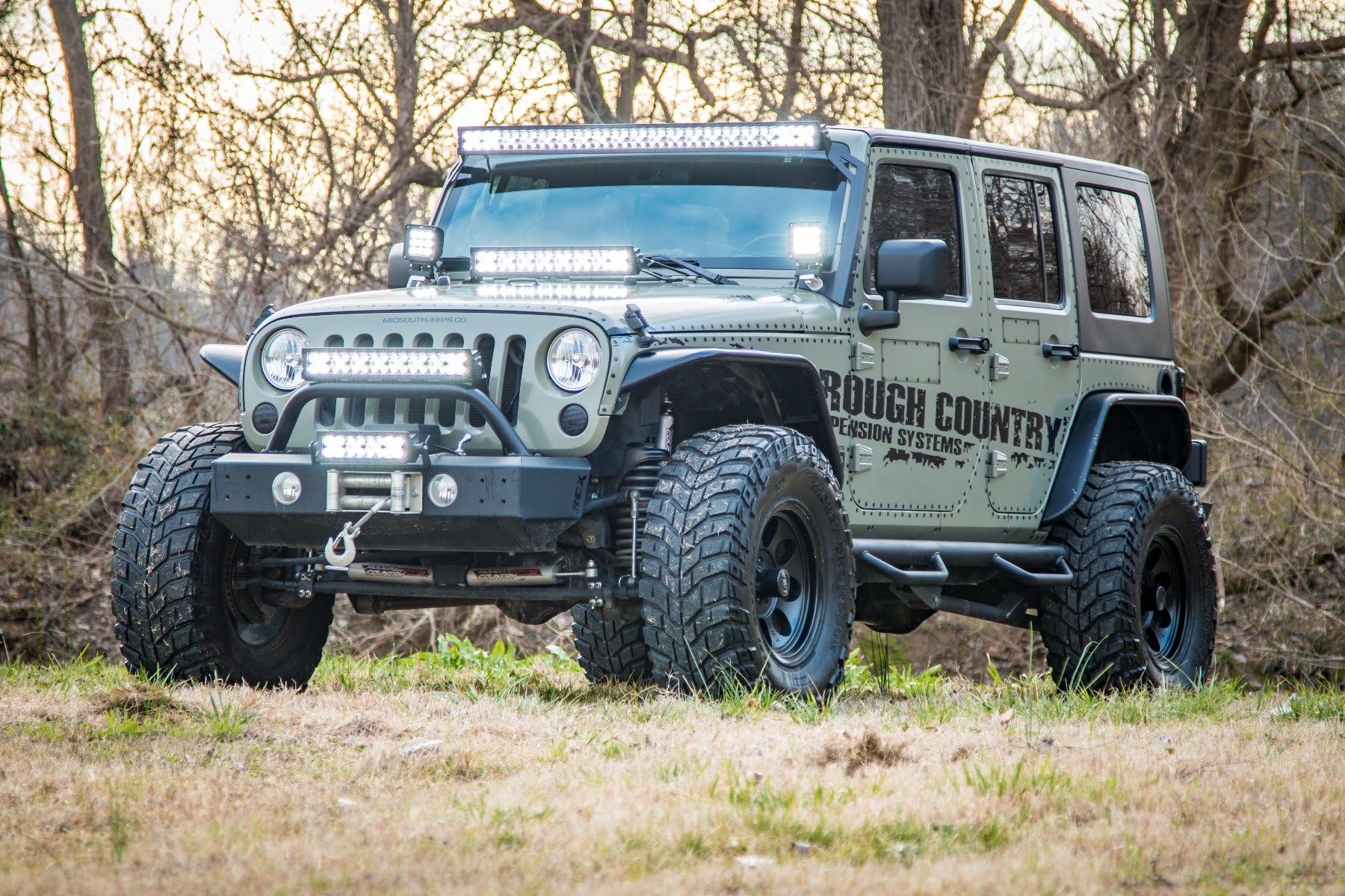 4" Rough Country X-Series Lift Kit for 07-18 Jeep Wrangler JK Unlimited - 67430