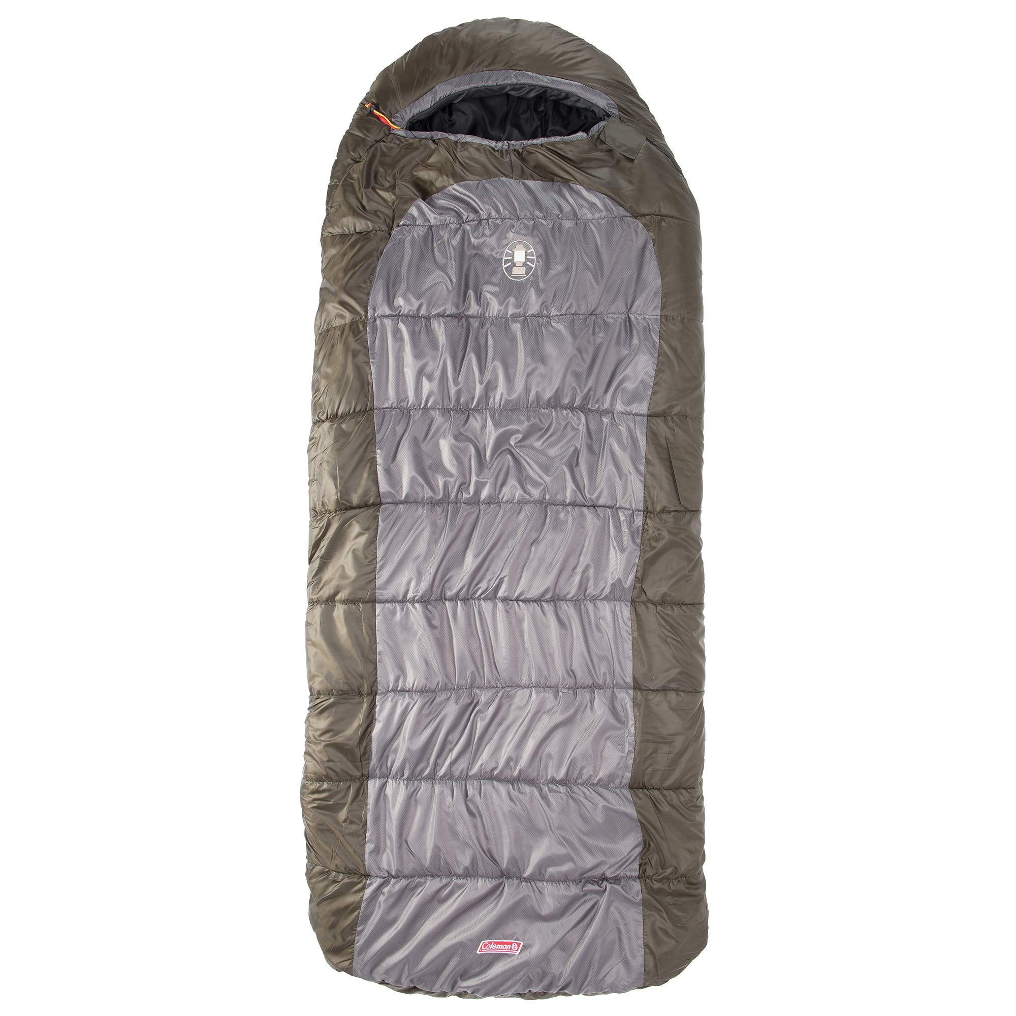 Coleman Big & Tall Basin 15°F Sleeping Bag, Cold Weather Sleeping Bag with Snag-Free Zipper & Better Heat Retention, Machine Washable