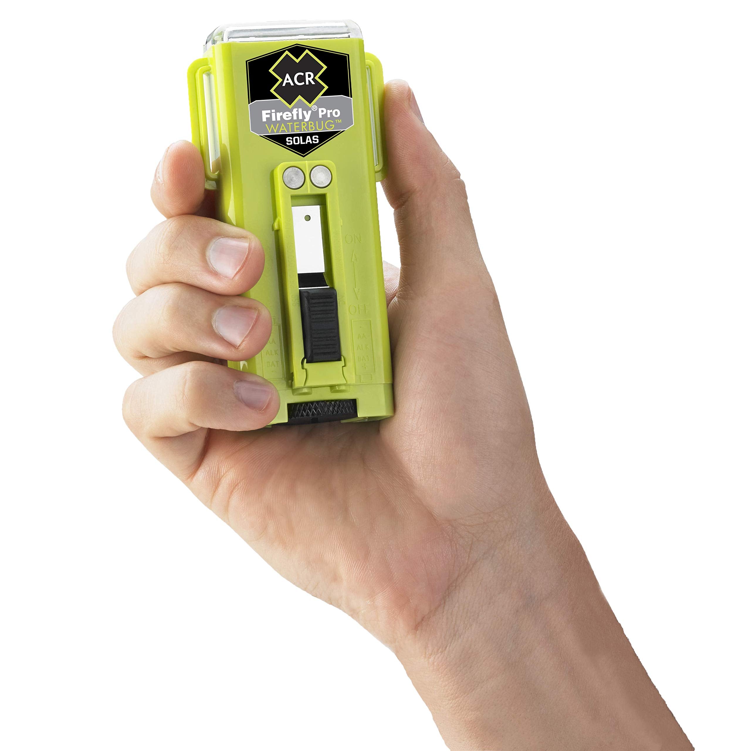 Firefly Pro ACR Waterbug LED Strobe Light – Military-Grade, SOS & Steady-On Modes, SOLAS & USCG Certified, High-Intensity Marine Safety, Emergency Visibility & Durability (3971.3)