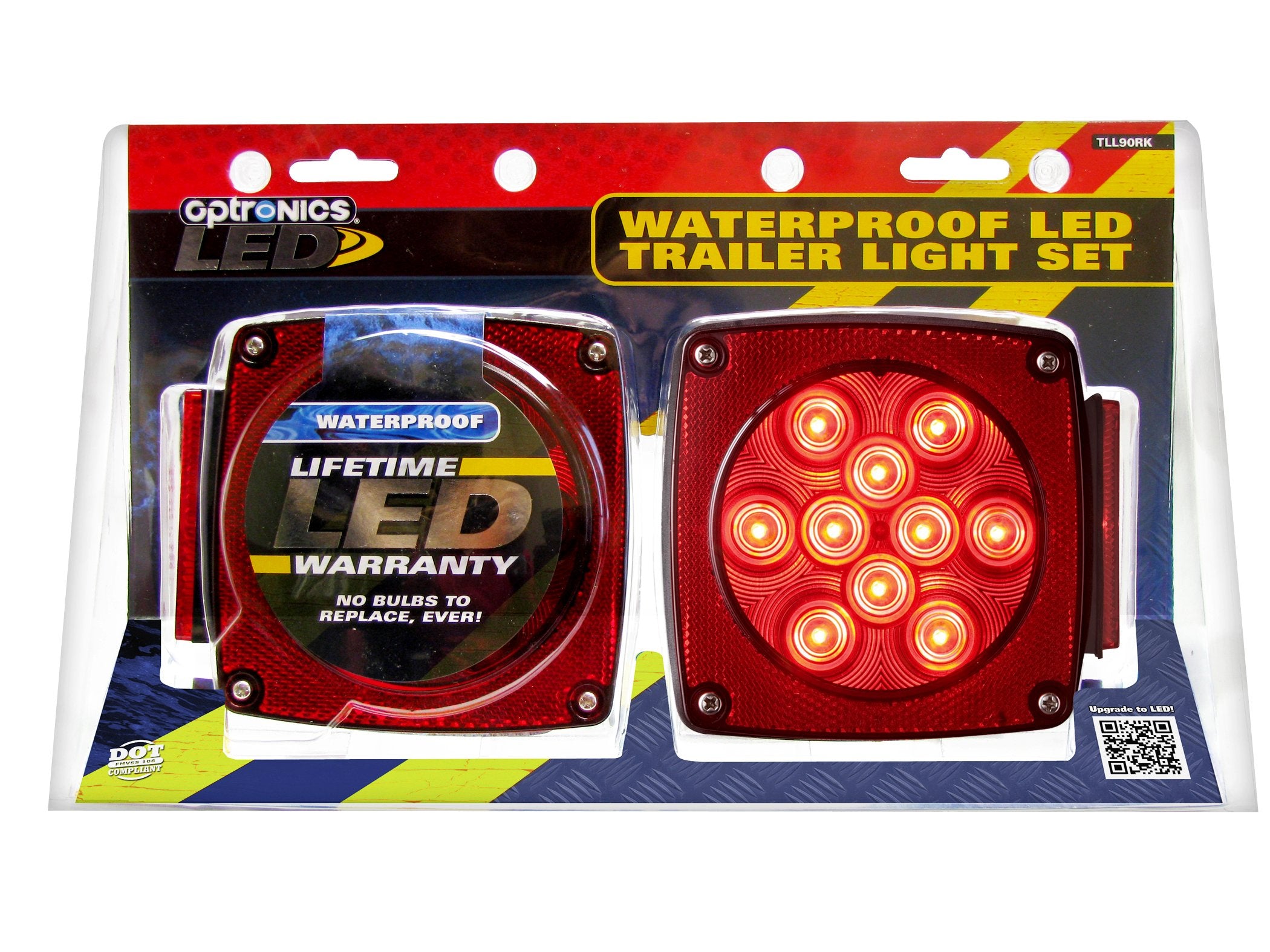 Optronics LED Combination Tail Light Kit TLL90RK, Red