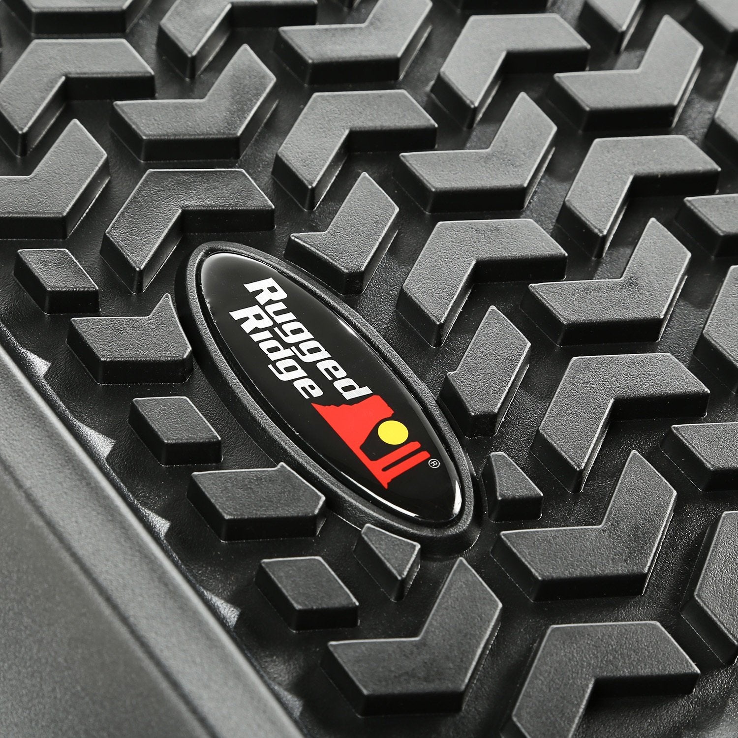 Rear Floor Liners Rugged Ridge for Jeep Wrangler JK | Black | 12950.02 | Fits 2007-2018 Jeep Wrangler JK 2-Door