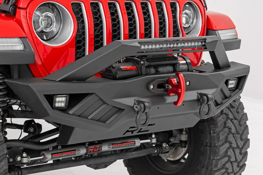 Multi-Function Rough Country Winch Cleat w/Rubber Isolator | Red - RS175R