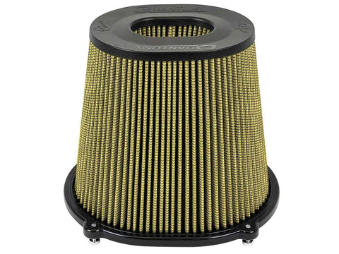 aFe POWER Intake Replacement Air Filter w/Pro GUARD 7 Oiled Media - 5" Inlet, 8" Tall - #72-91132