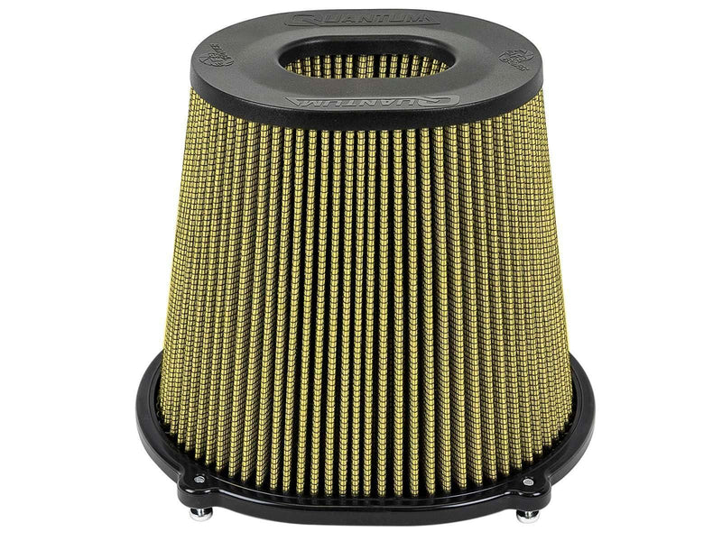 aFe POWER Intake Replacement Air Filter w/Pro GUARD 7 Oiled Media - 5" Inlet, 8" Tall - #72-91132