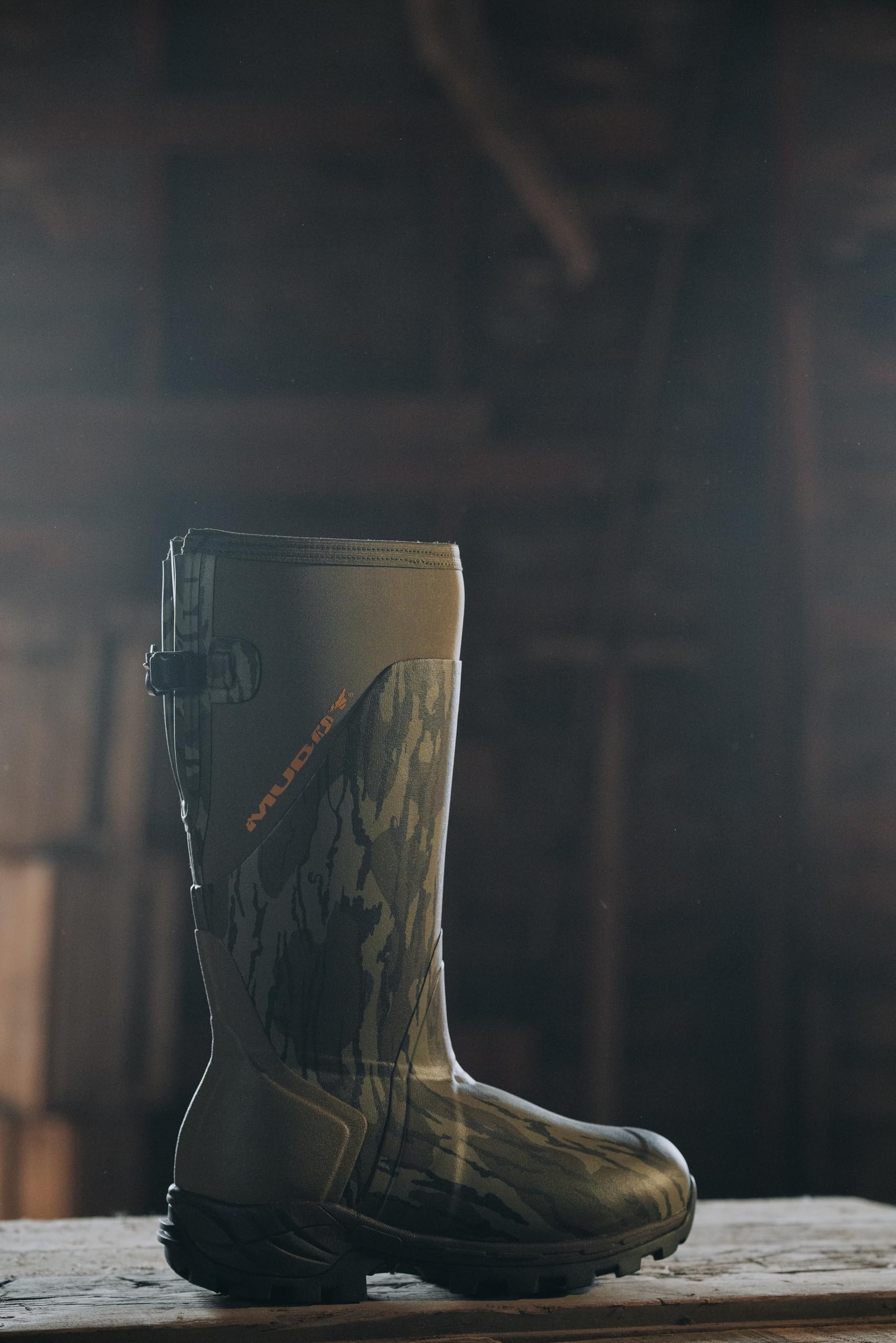 Muddy Outdoors MTX Men's 17" Rubber Boots Mossy Oak Bottomland 11 D