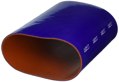 HPS Silicone HTST-800-BLUE High Temperature 6-ply Reinforced Tube Coupler Hose, 15 PSI Maximum Pressure, 12" Length, 8" ID, Blue