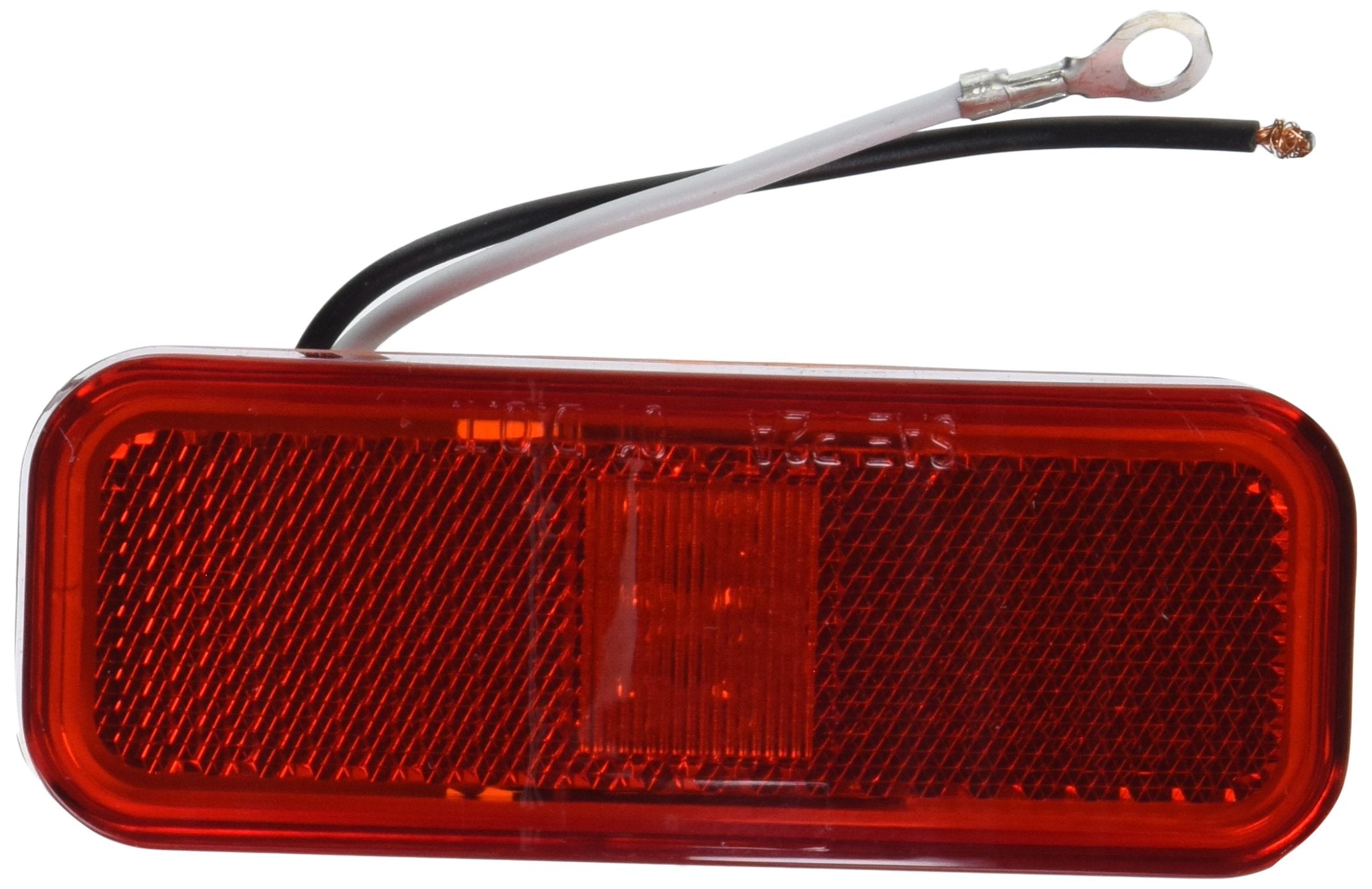 Diamond Group 52719 Weatherproof Red 4" x 1.5" LED Marker Light with Reflector