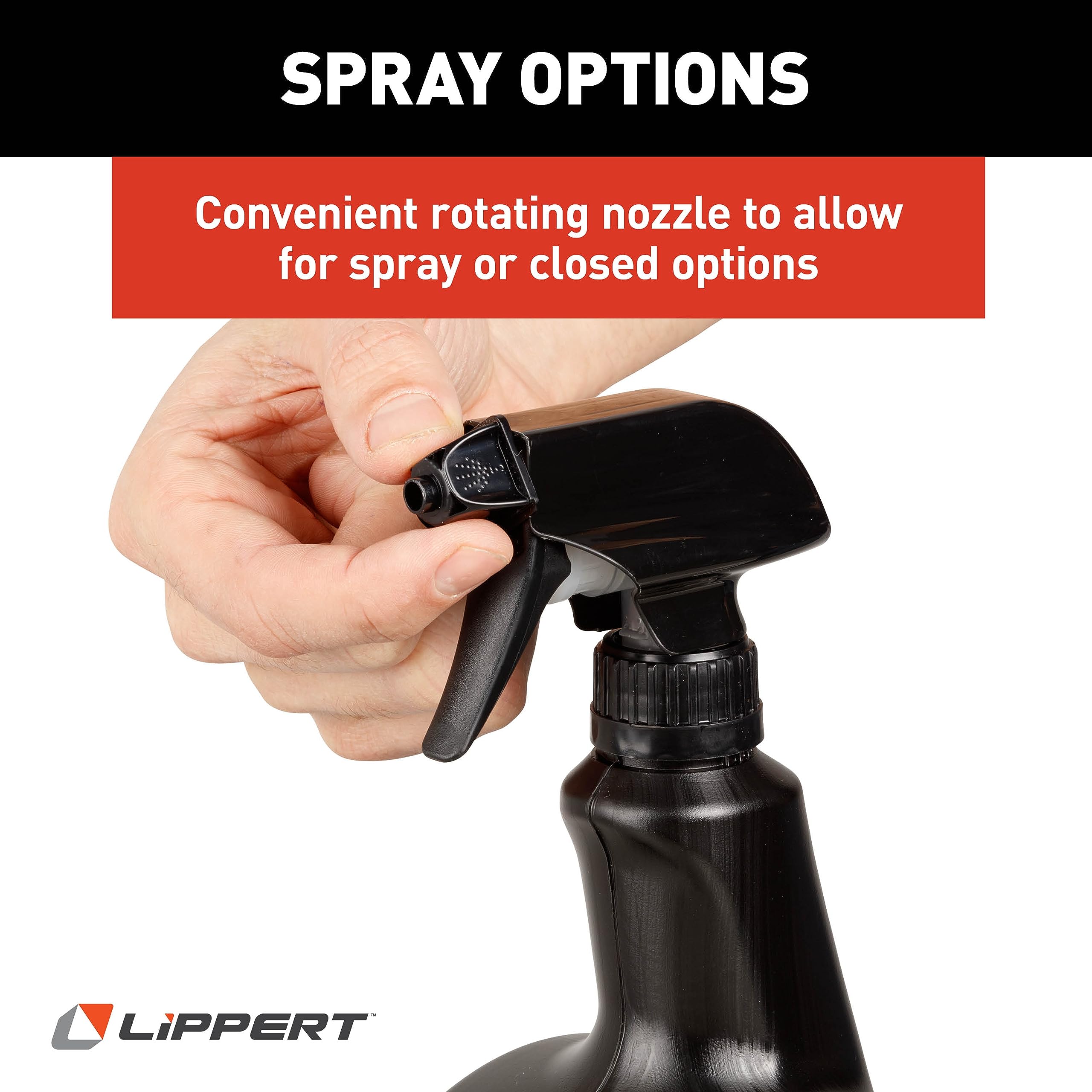 Boat Hull Cleaner Spray Lippert 32 oz. for Exterior Applications, Environmentally Friendly, Acid, Bleach, Solvent-Free, Made in The USA - 2022013934