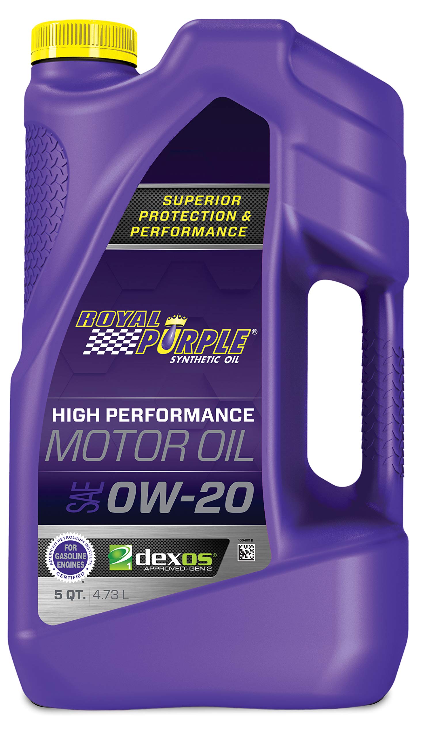 Royal Purple SAE 0W-20 API-Licensed High Performance Synthetic Motor Oil - 5 qt. ROY51020