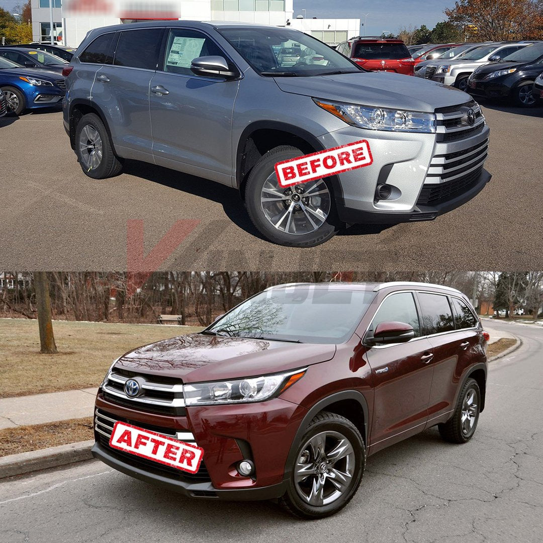 Fog Lights Winjet for [2017 2018 2019 Toyota Highlander] Driving Fog Lights + Switch + Wiring Kit