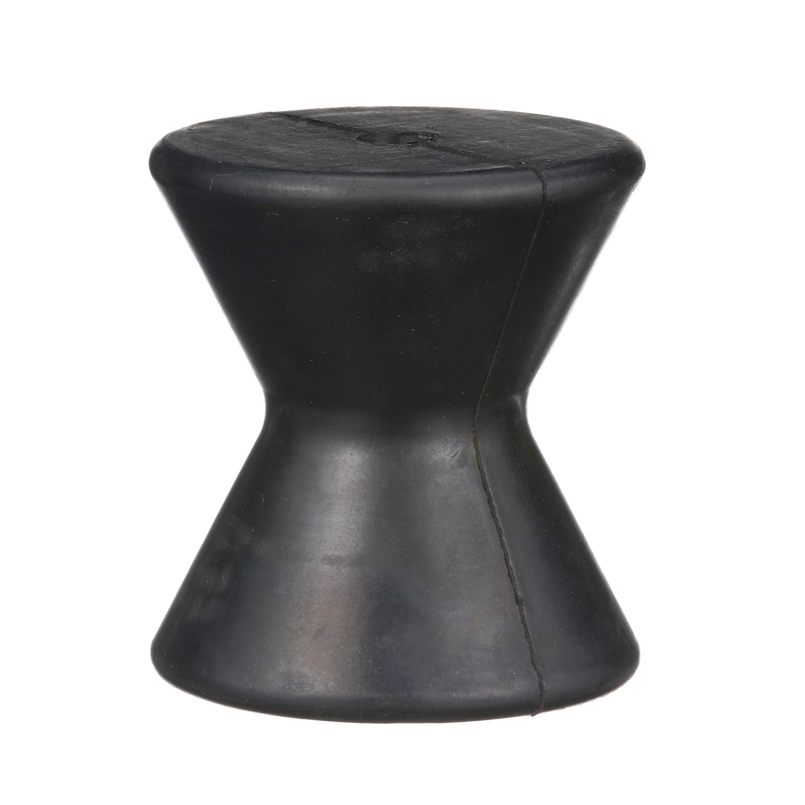 Boat Trailer Attwood Rubber Bow Roller, Black, 4 Inches 11209-1
