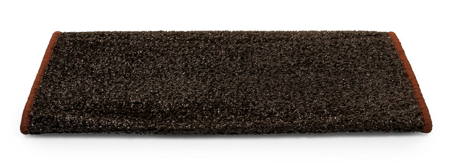 RV Step Rug Camco 42949 (Premium Radius Wrap Around Step Rug, Turf Material (22" Wide) - Brown)