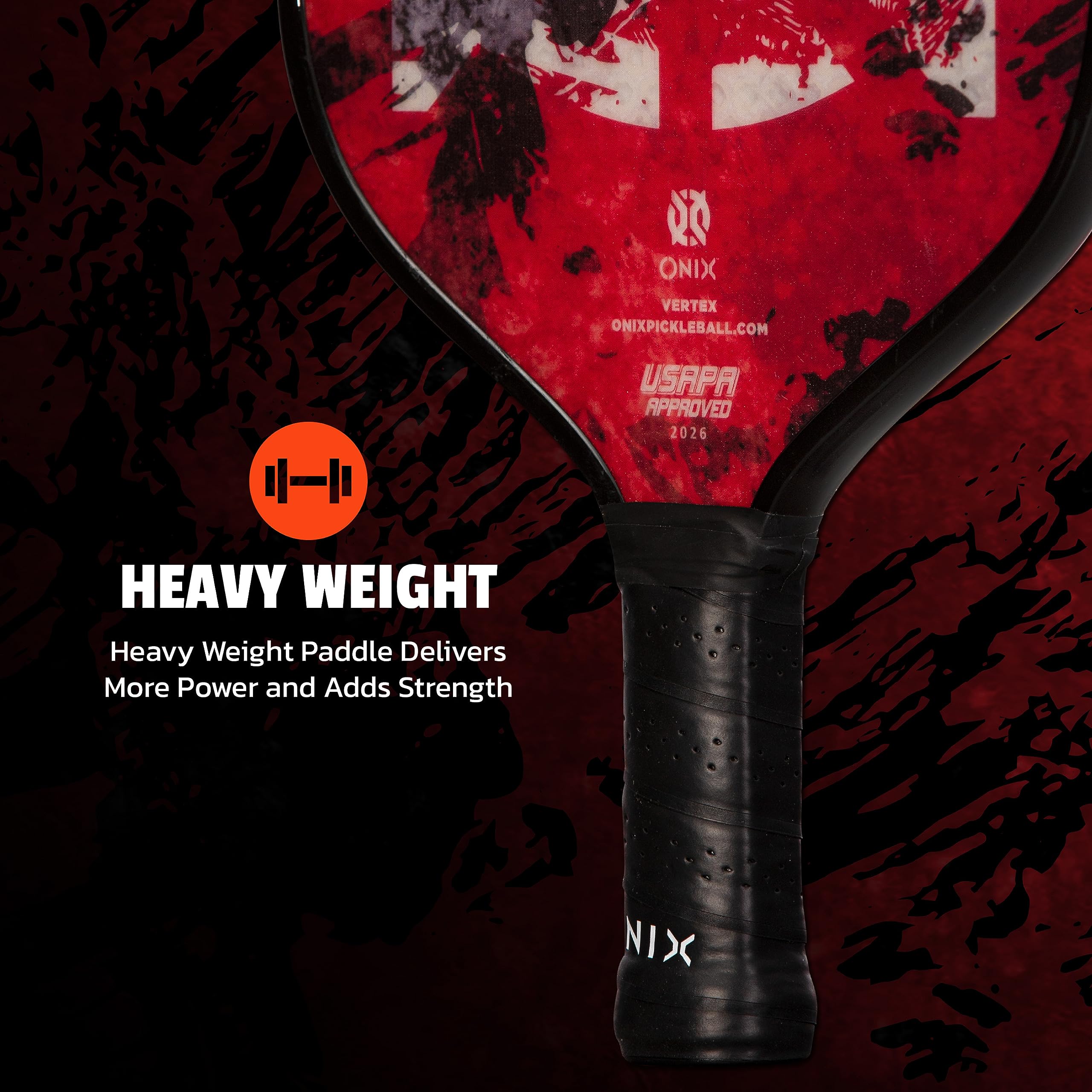 Vertex Onix Composite Wide Body Heavy Weight Maximum Control Pickleball Paddle