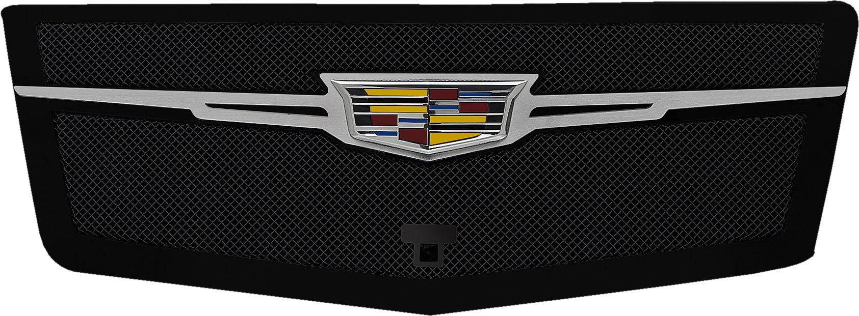 2015-2020 Escalade T-Rex Grilles Upper Class Series Main Grille, Black with Brushed Center Trim Piece, 1 Pc, Replacement, Fits Vehicles with Camera - PN #51189