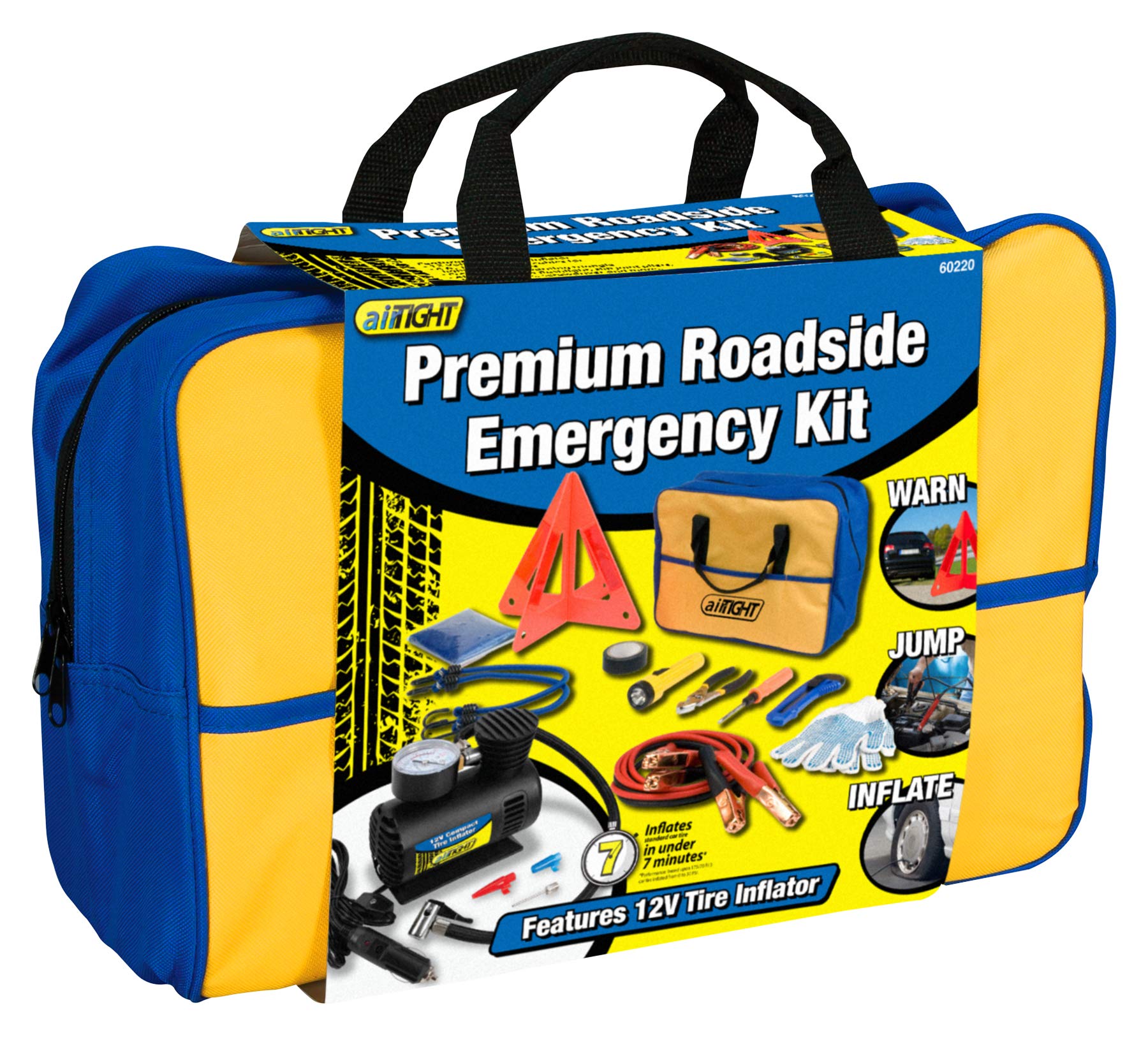 Roadside Emergency Kit Performance Tool 60220 With Jumper Cables Premium