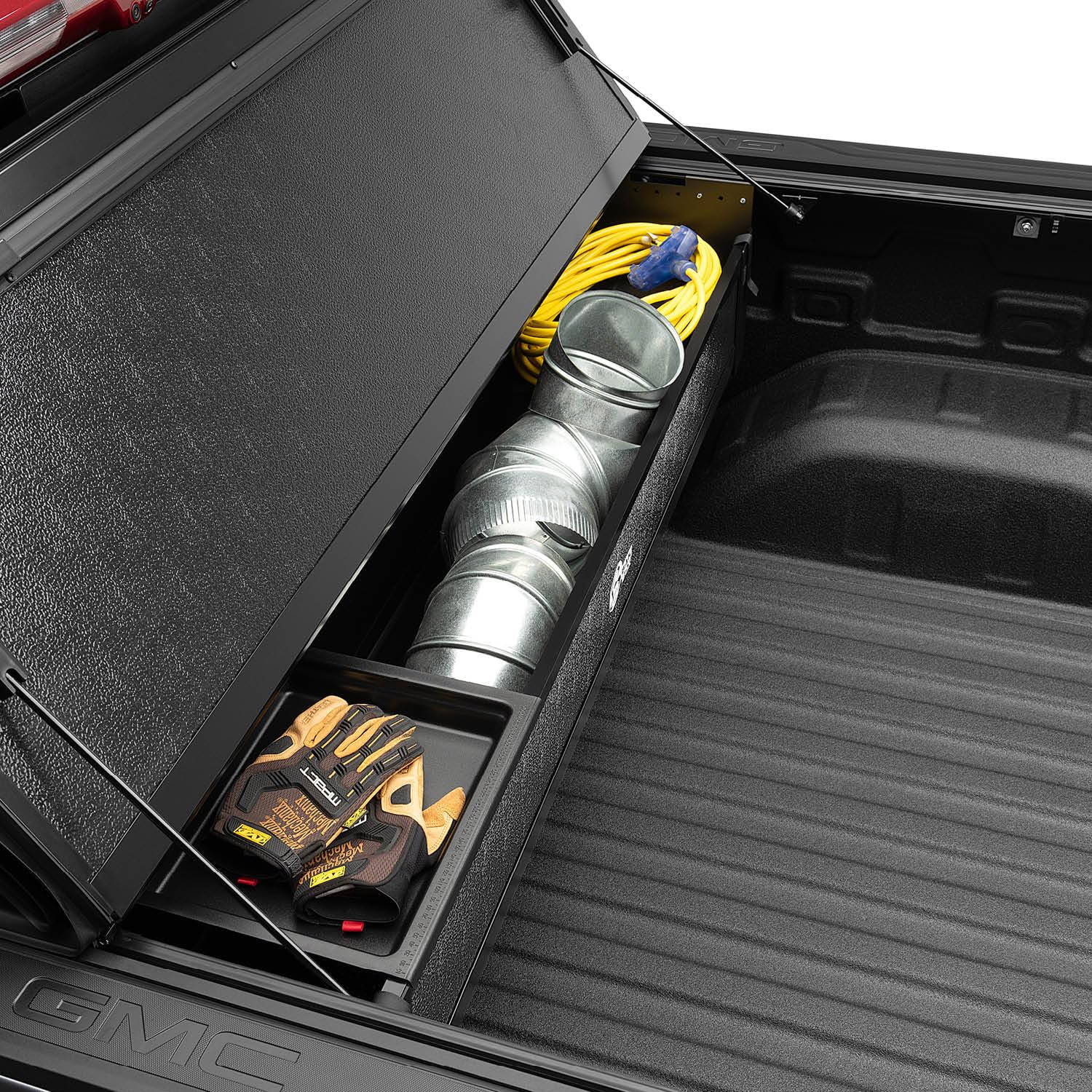 BAK BAKBox 2 Fold-Away Utility Box | RealTruck 92105 | Fits 2004 - 2013 Chevy/GMC Colorado/Canyon (6ft Beds)
