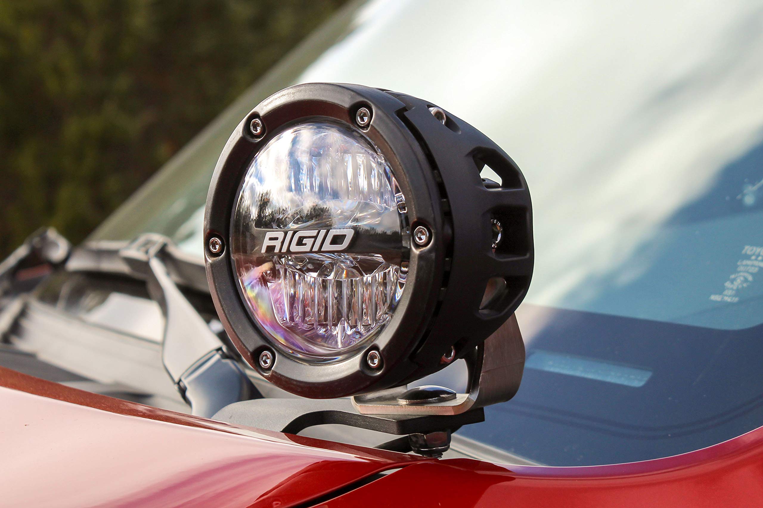 A-Pillar Light Kit RIGID INDUSTRIES – Fits the 2010-2020 4Runner – Includes 4 in 360 Series Drive Lights