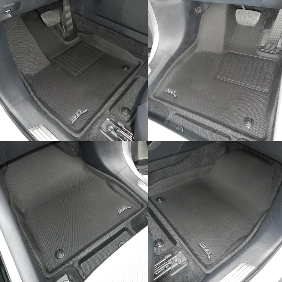 3D MAXpider Kagu Custom Fit Floor Liner (Black) Compatible with Lexus TX 2024-2026 TX350 TX500h TX550h+/Toyota Grand Highlander 2024-2026 - R1