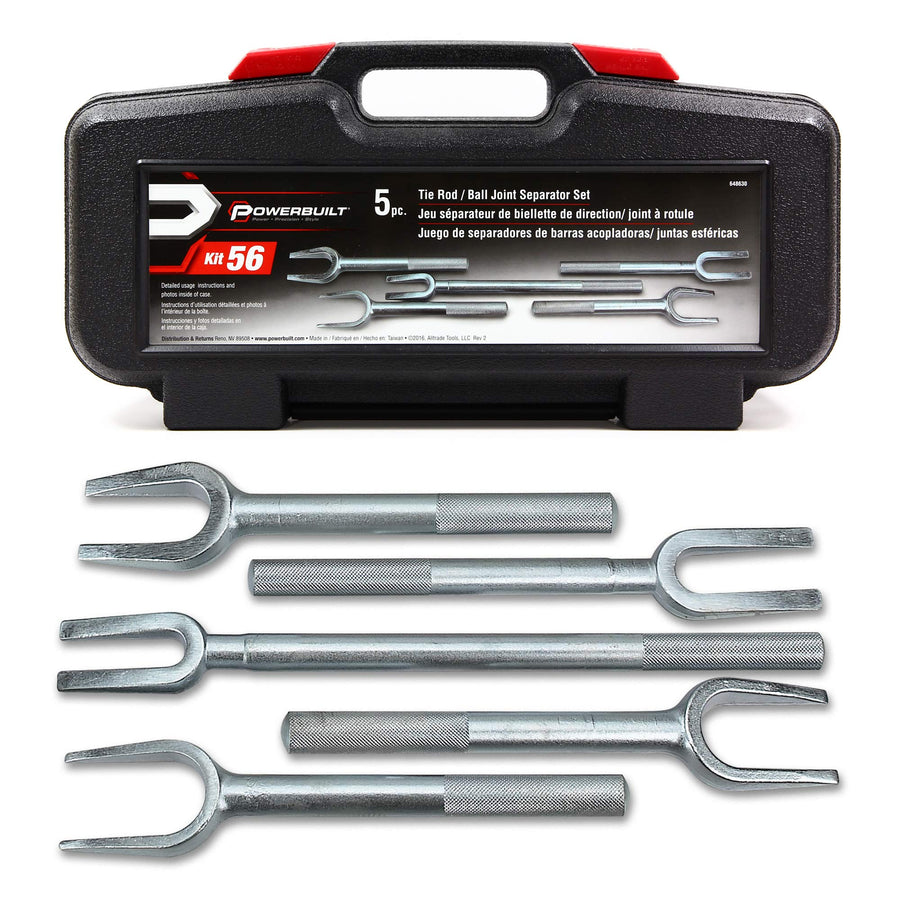 Powerbuilt Tie Rod and Ball Joint Separator Kit, Pitman Arms, Ford and GM Vehicles, Light Duty Pickup Trucks - 648630