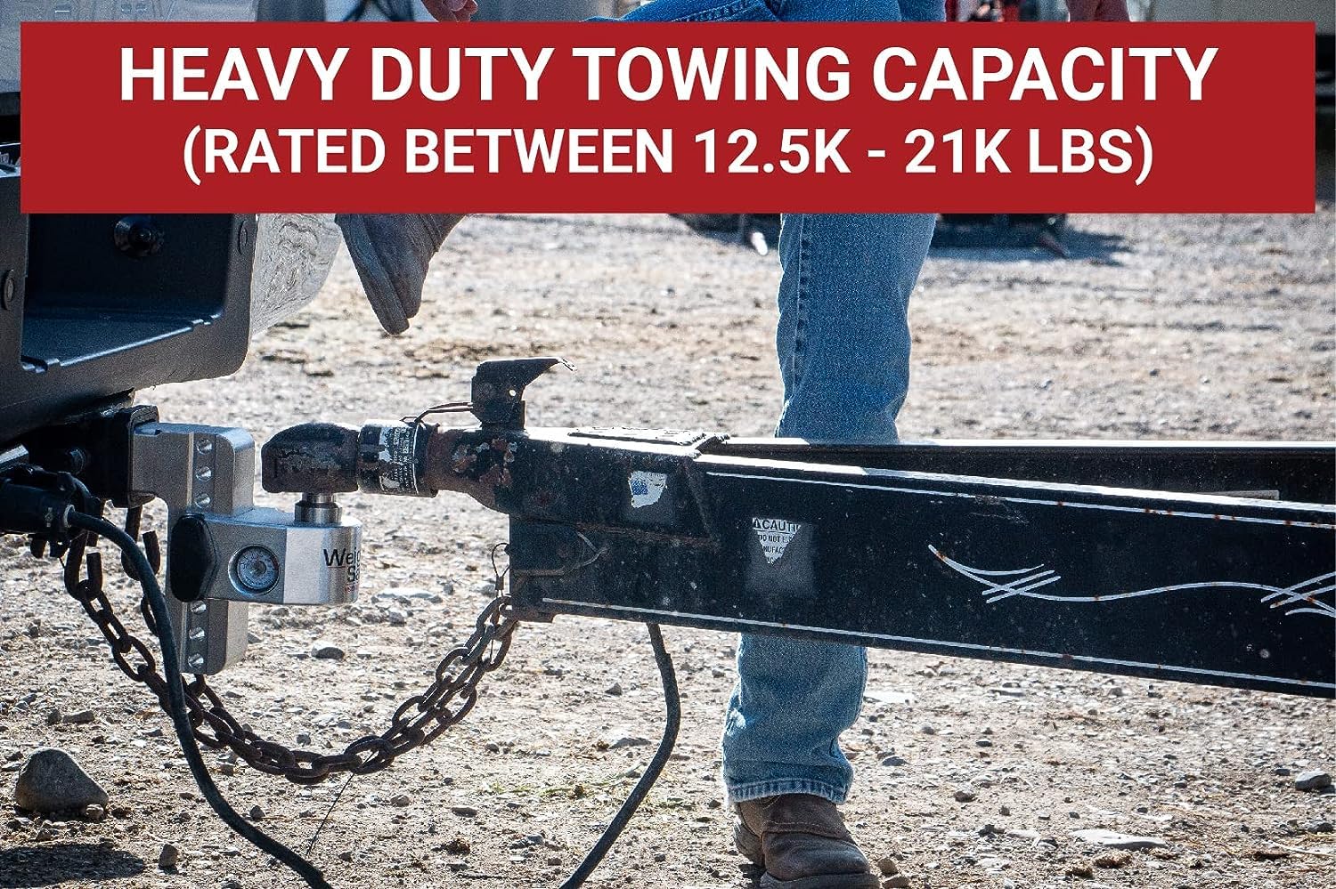 6in Weigh Safe Drop Hitch w/ 2.5in Shank