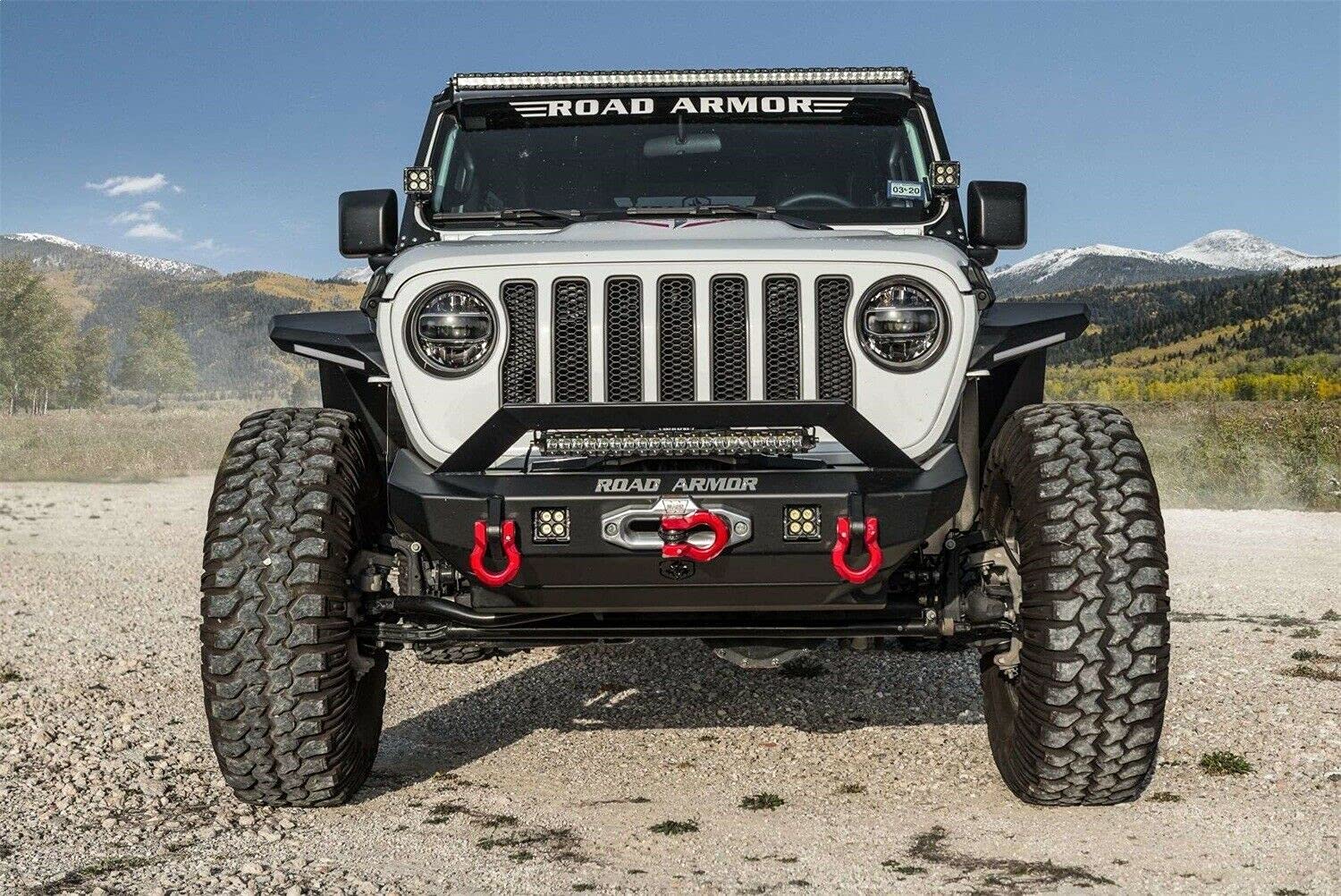 Front Bumper Road Armor 5182F3B Fits Jeep Wrangler