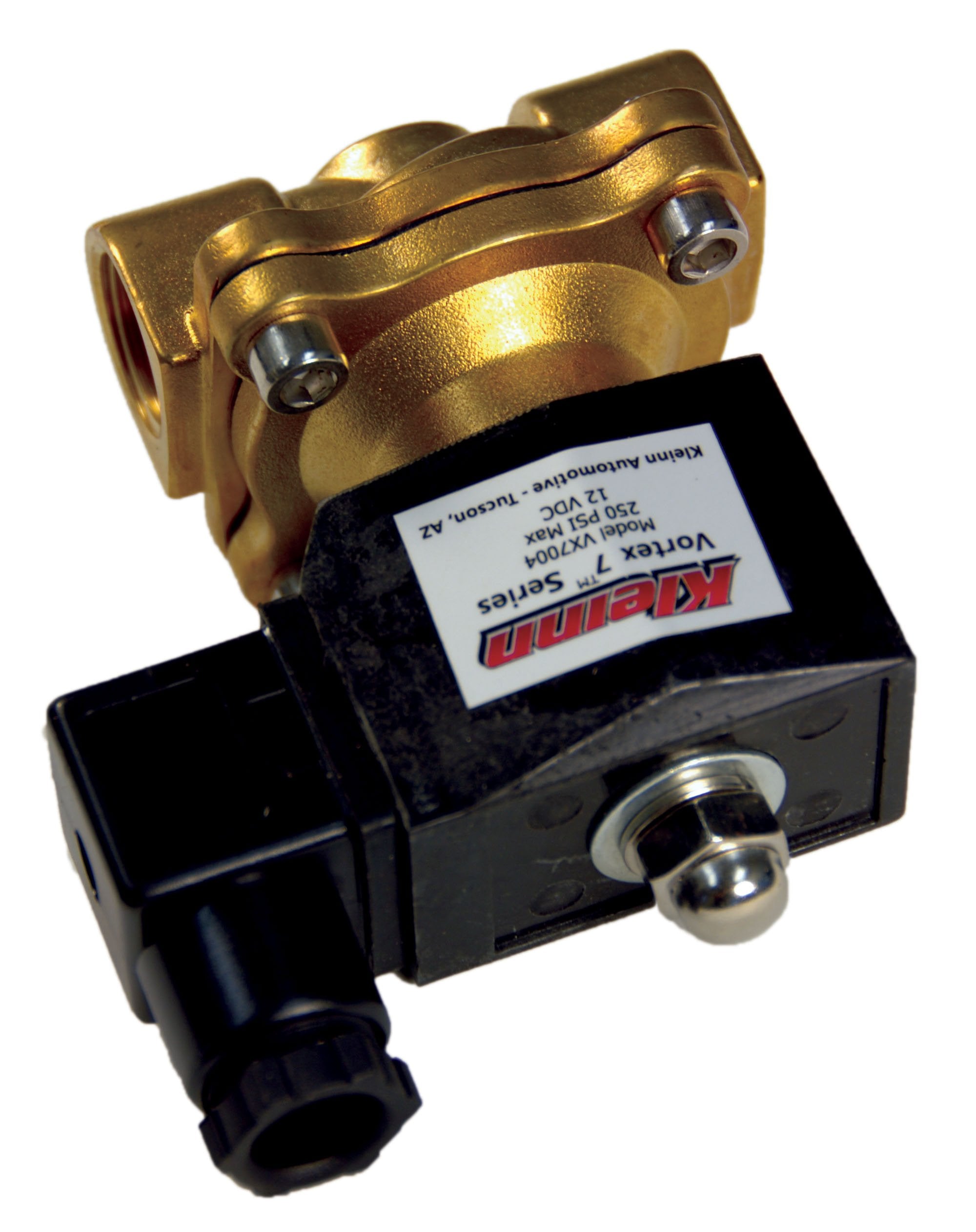 VX7004 Kleinn Air Horns 7 1/2" Vortex 12V Brass Air Valve