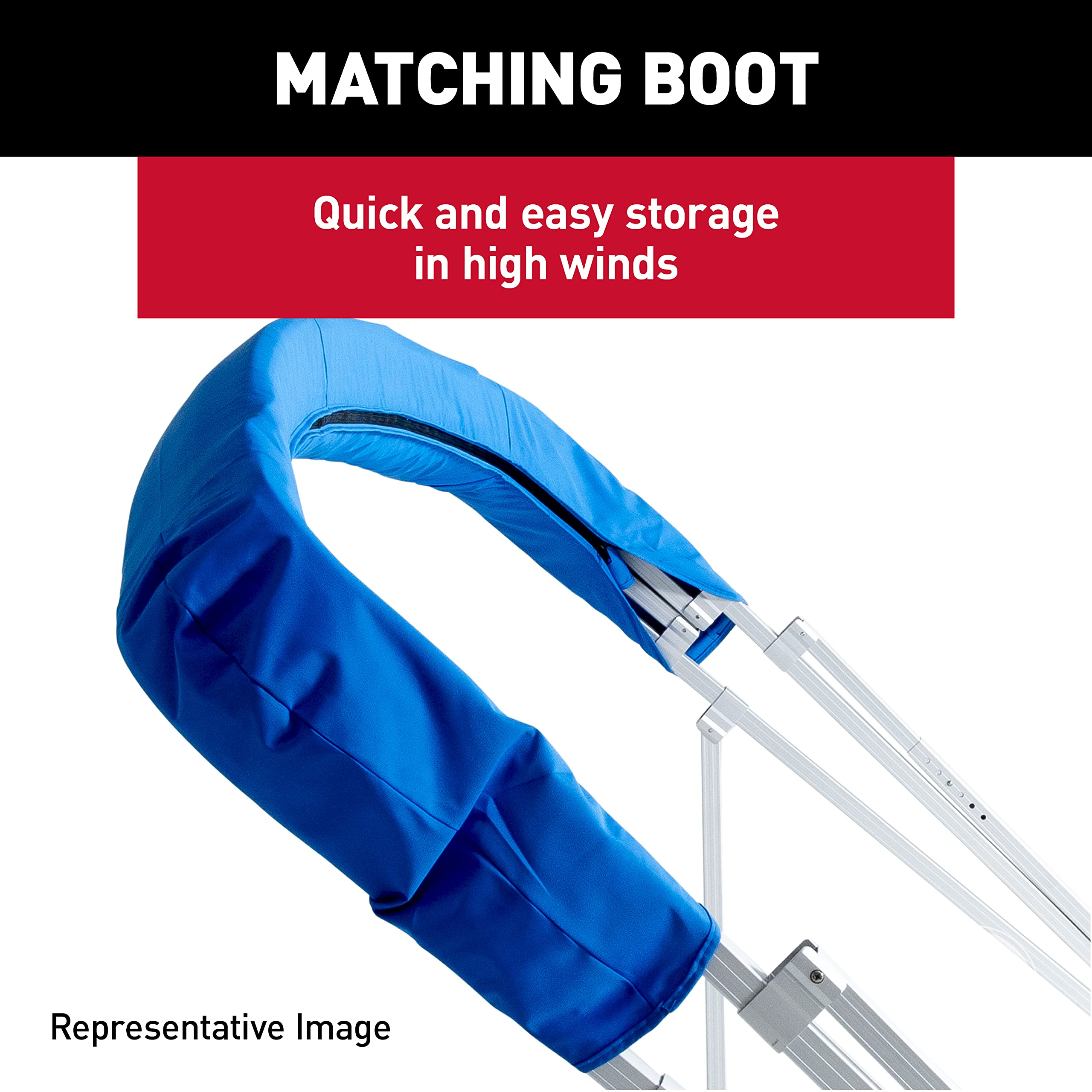 Bimini Top Kit Manual Taylor Made for Boats – 8'W x 8'L (Pacific Blue) – Bimini Top Replacement Kit Includes Frame, Canvas, Storage Boot – Four-Bow Bright Dip Anodized Aluminum Frame – 2020329505