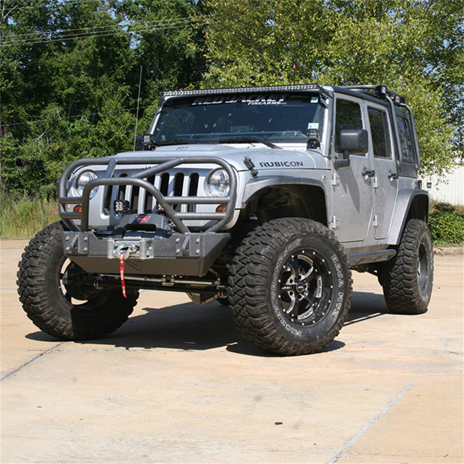 SUPERLIFT SUSPENSION RealTruck 4" Lift Kit for Jeep Wrangler JK | Complete Lift Kit with Front & Rear Shadow Series Shocks | K928 | Fits 2007-2018 Jeep Wrangler JKU 4-Door