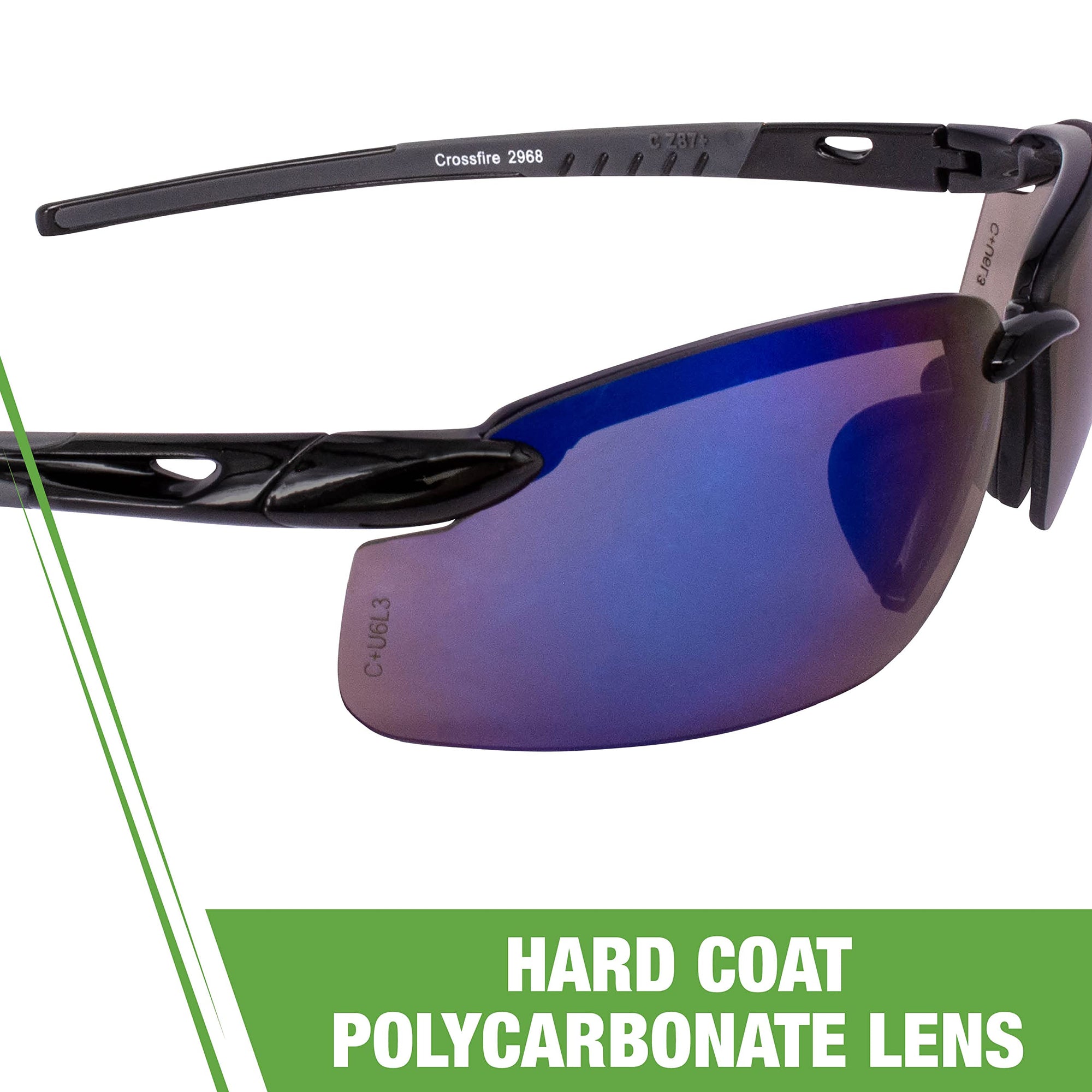 Multicolor Crossfire 2968 Safety Glasses