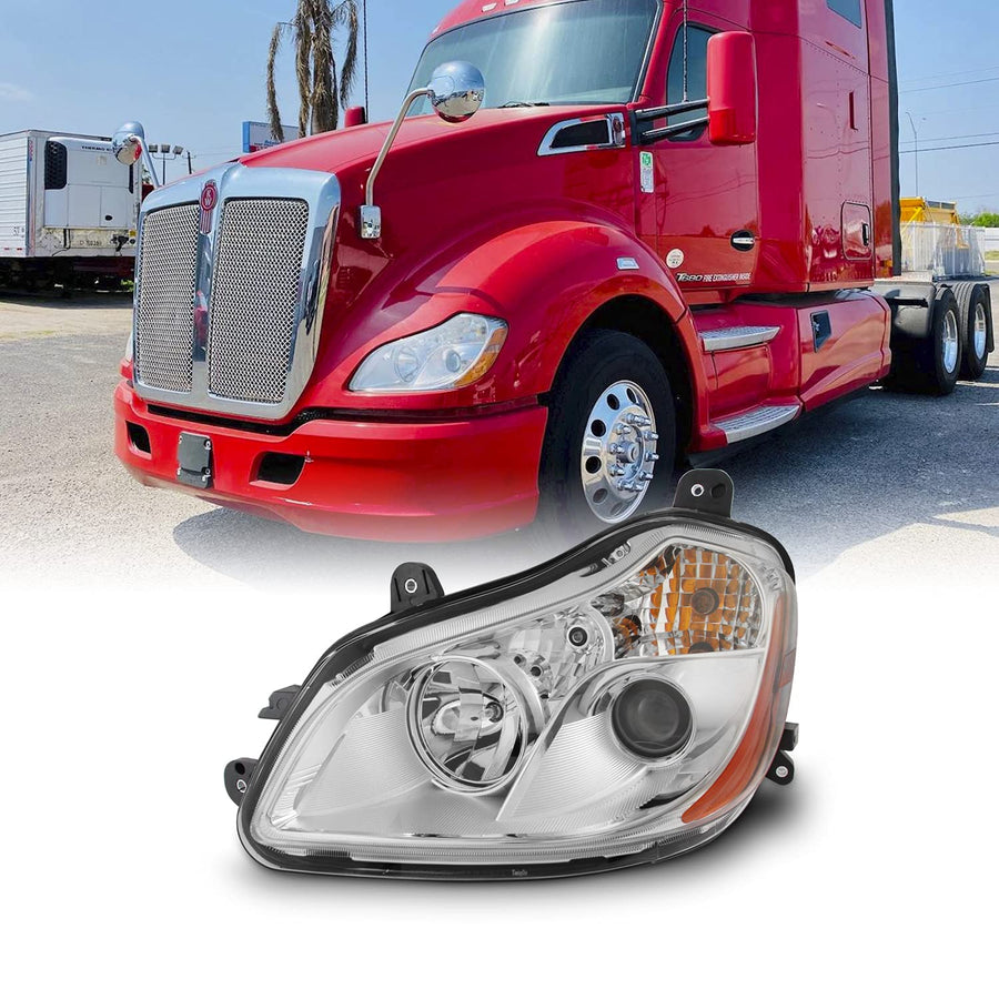 For 2013-2019 Kenworth T680 AKKON OE Projector Headlights Headlamp Assembly Replacement - Driver Left