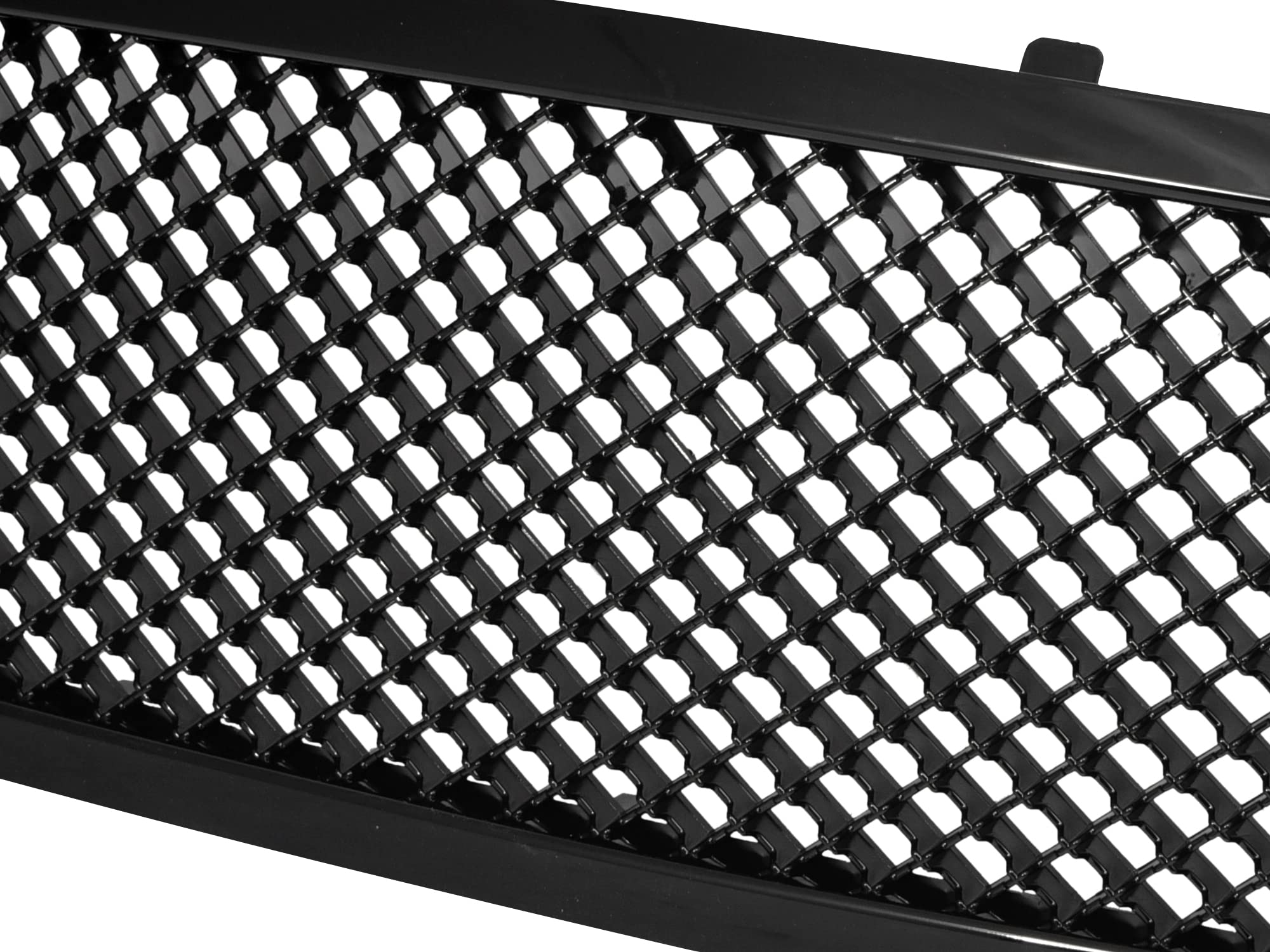 7147751 Armordillo USA Mesh Front Hood Grille - Gloss Black Fits 2004-2007 Dodge Magnum