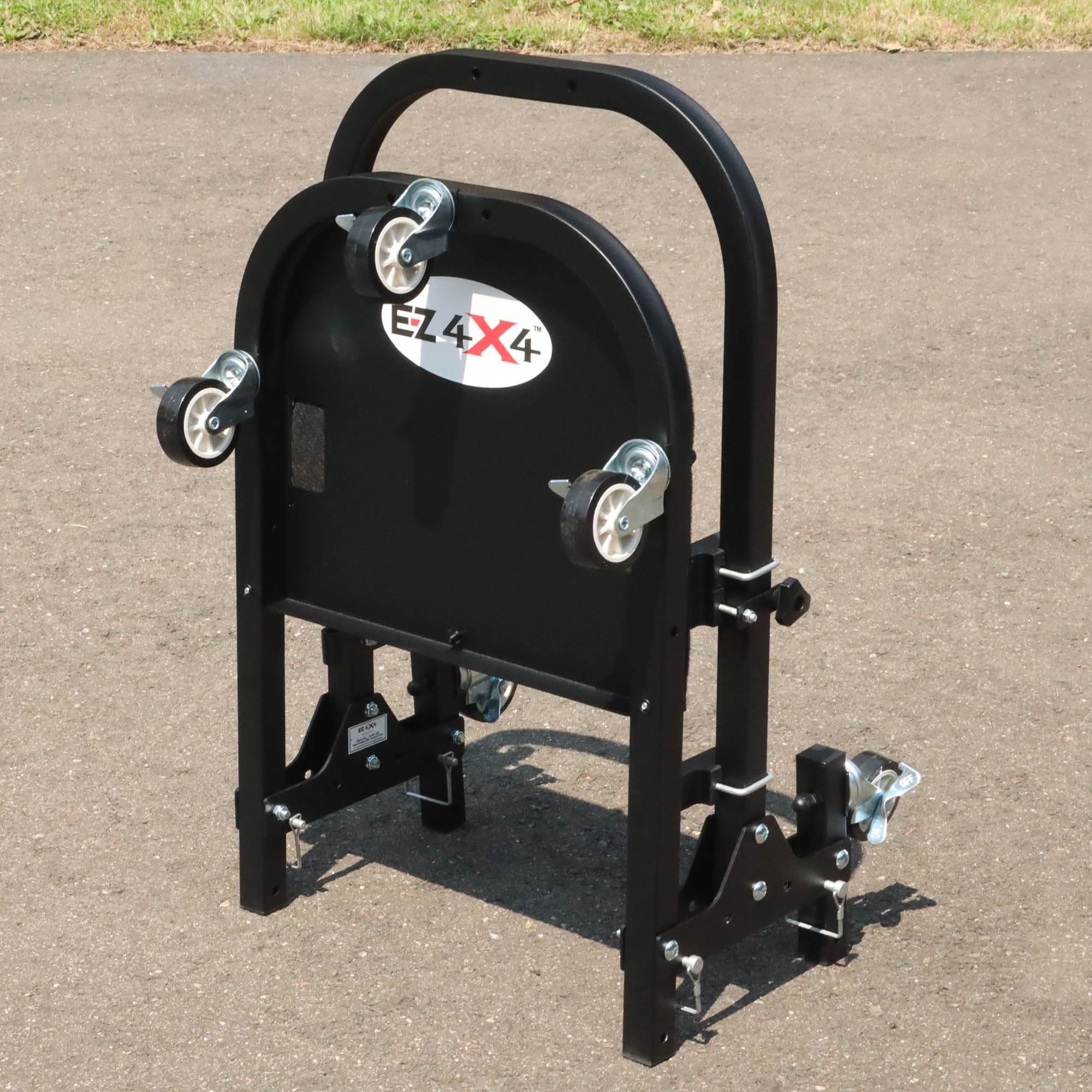 4x4 EZ 2-Door Black Rolling Storage Cart Foldable Rack fits TJ JK JL Patented
