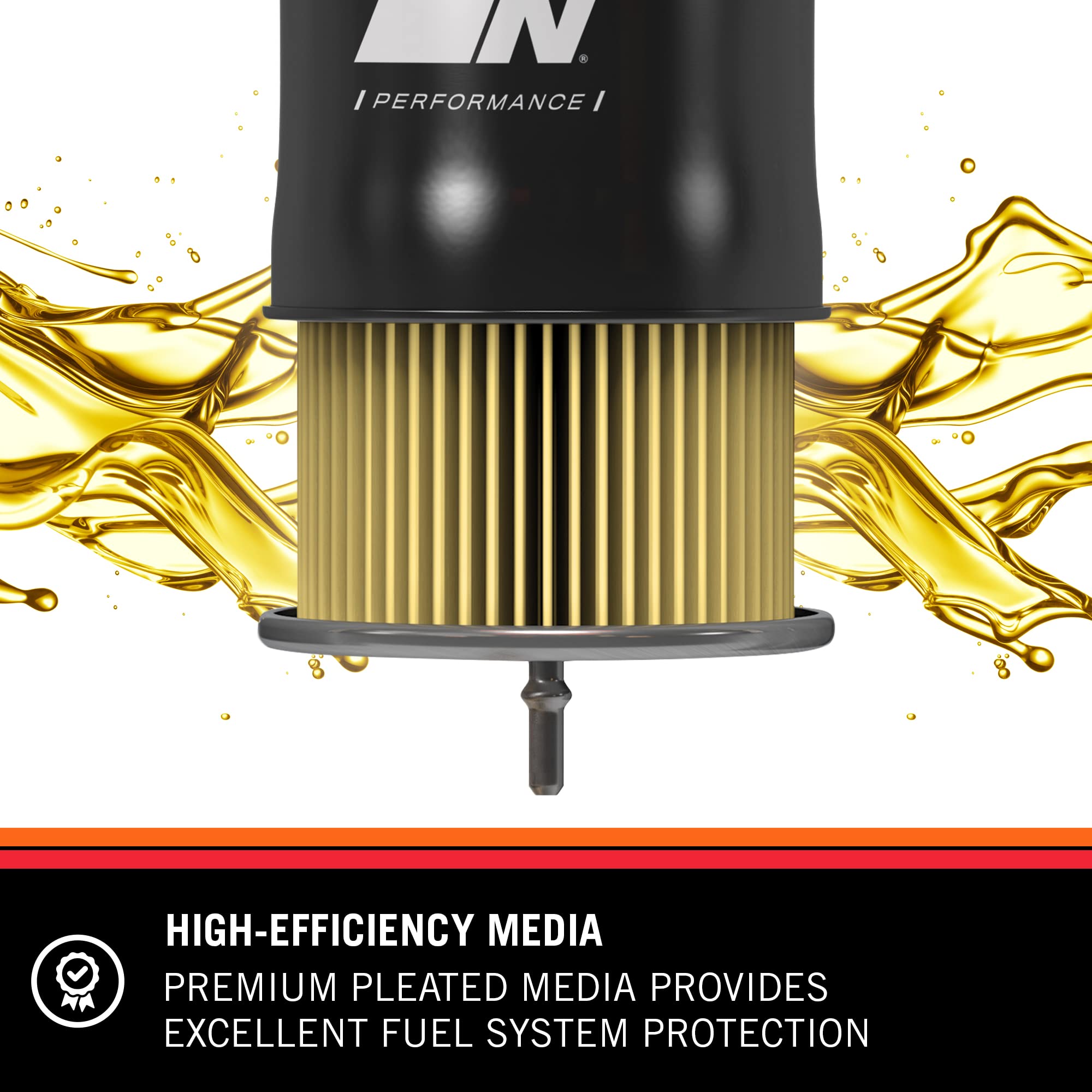 K&N Fuel Filter: High Performance Gasoline Fuel Filter, Premium Engine Protection, Compatible with 1982-2013 GM Truck/Passenger Car Fuel Injected Engines, PF-1000