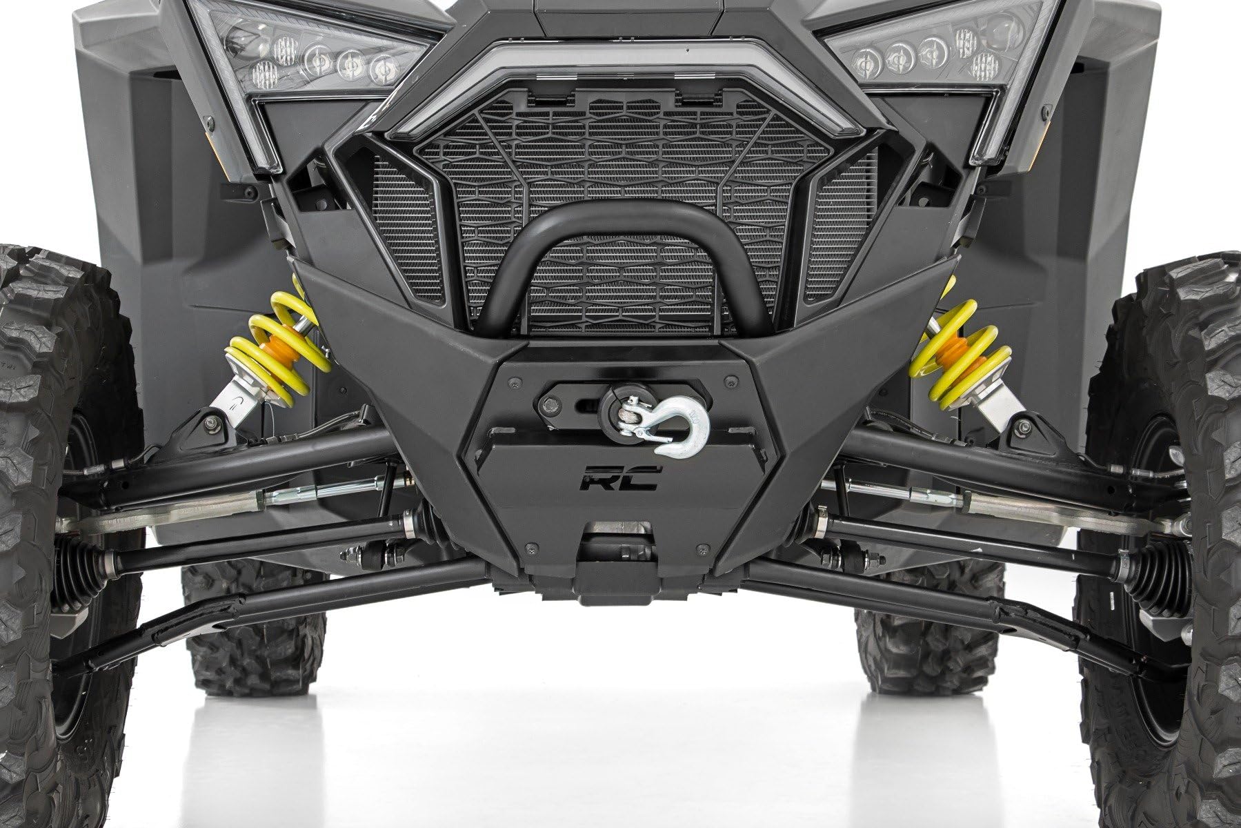 Winch Mount Rough Country for Polaris RZR PRO XP - Bolt-on Mounting Plate, Fits Most UTV Winches