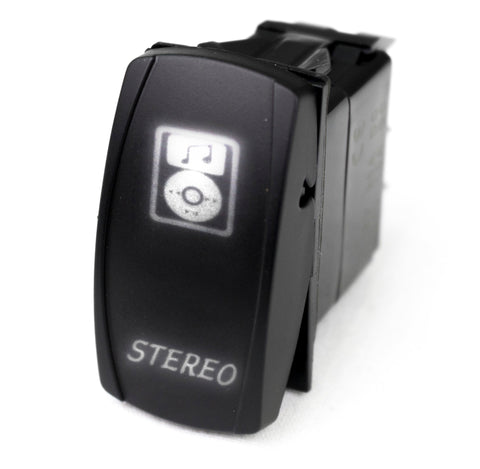 RSLS23W Race Sport LED Rocker Switch with WHITE