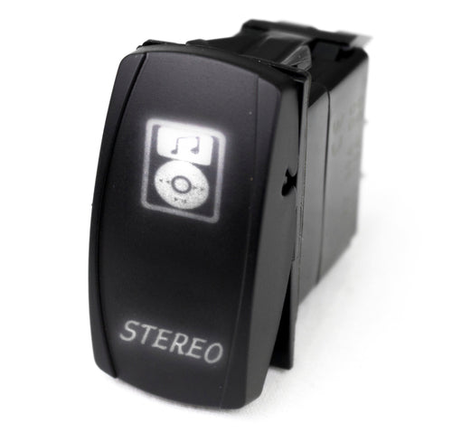RSLS23W Race Sport LED Rocker Switch with WHITE
