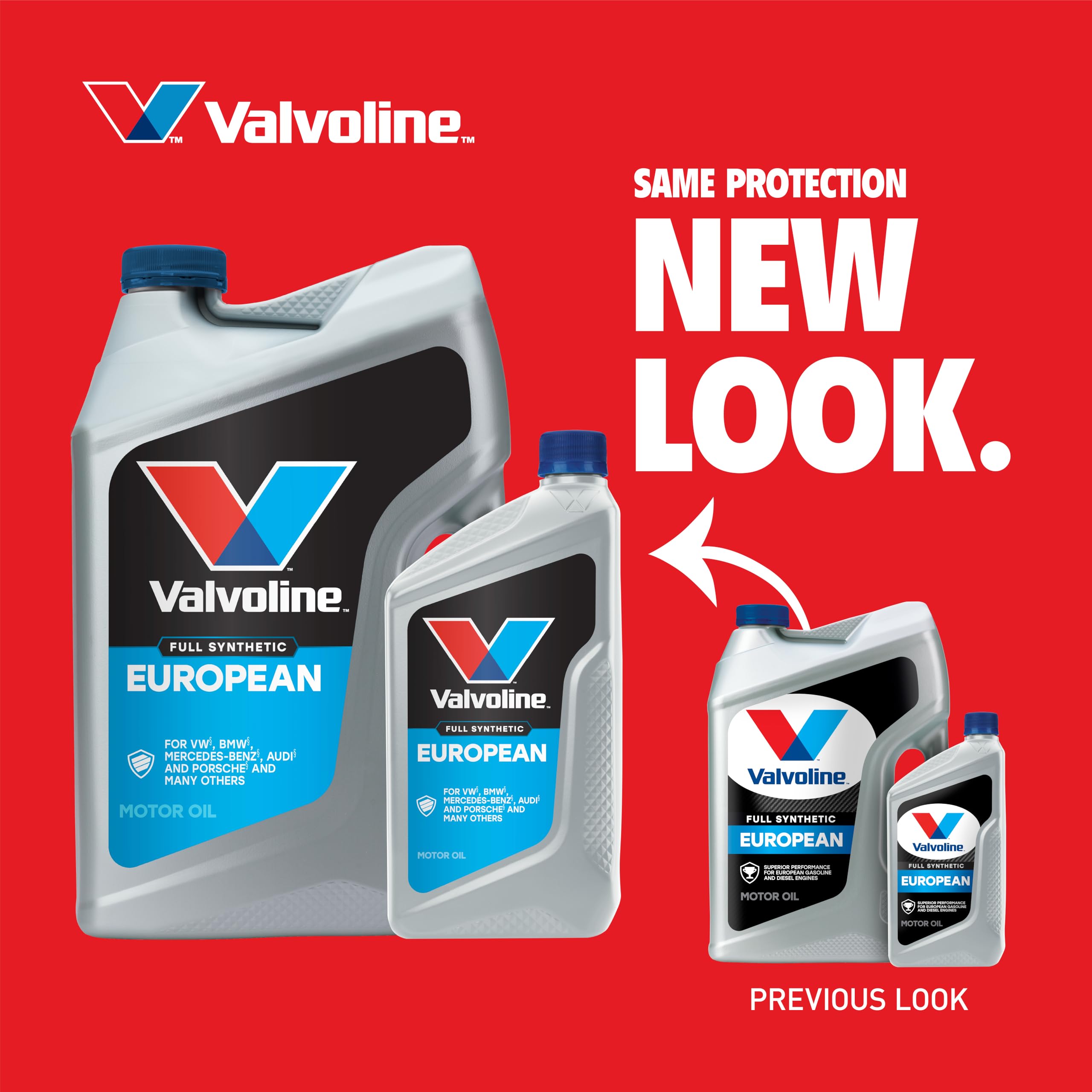 European Vehicle Valvoline Full Synthetic 0W-40 Motor Oil 5 Quart