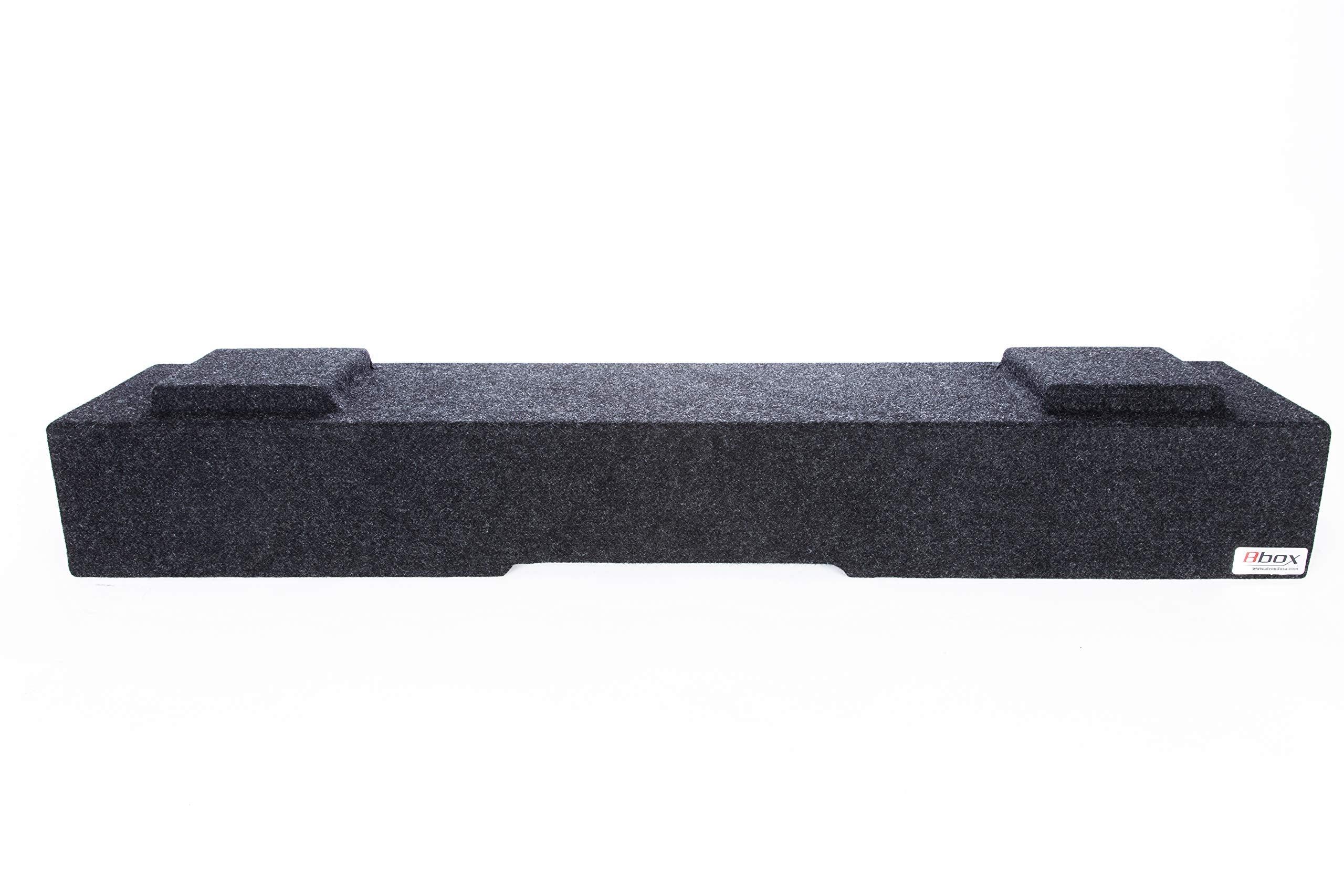 Atrend Bbox Dual 10” A144-10CP Sealed Subwoofer Enclosure Fits 2014-2018 Chevrolet / GMC- Silverado / Sierra Extended Cab, Charcoal