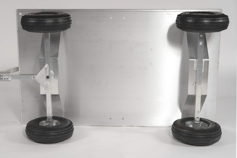 Commercial Grade Aluminum Pull Wagon-Lightweight-No Rust-Made in USA