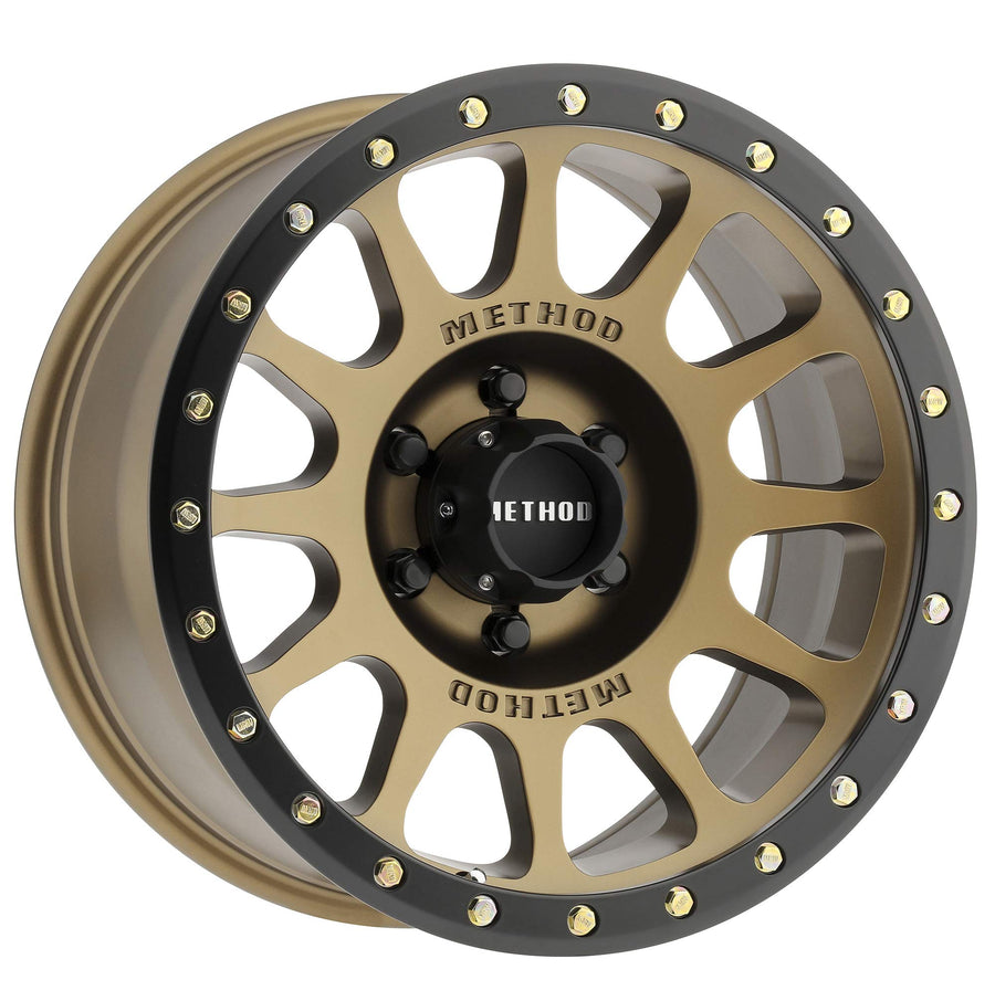 Method Race Wheels 305 NV 18x9" Method Bronze/Black Street Loc 6x5.5", 12mm offset 4.5" Backspace, MR30589060912N