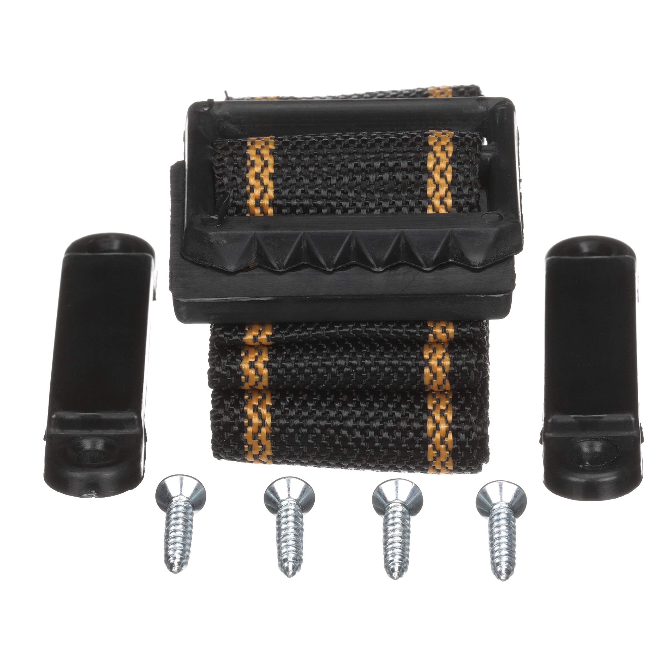 Battery Box Hold-Down Strap Kit Attwood 9013A3, Long Size, 54 Inches Long, Woven Polypropylene, with 2 Footman Clamps