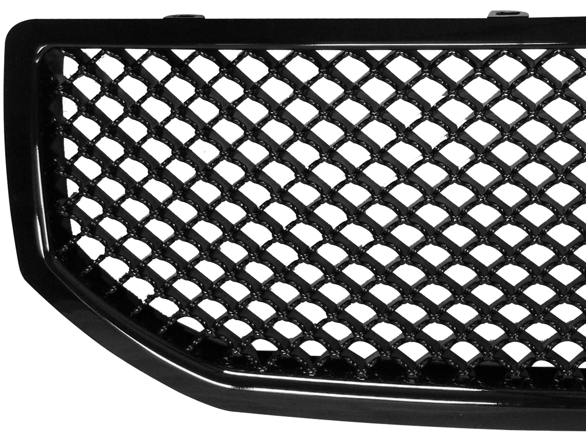 7147638 Armordillo USA Mesh Front Hood Grille - Gloss Black Fits 2007-2012 Dodge Caliber