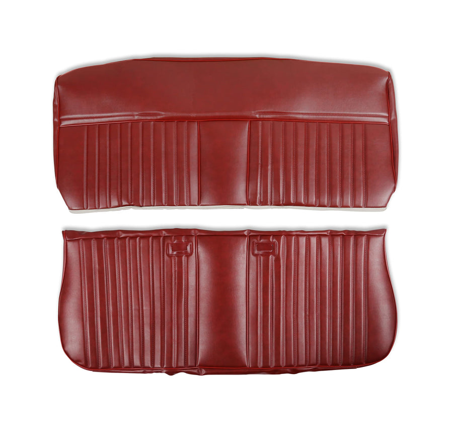 05-316 Brothers Trucks Seat Upholstery Kit - Deluxe Pleat Vinyl - Maroon