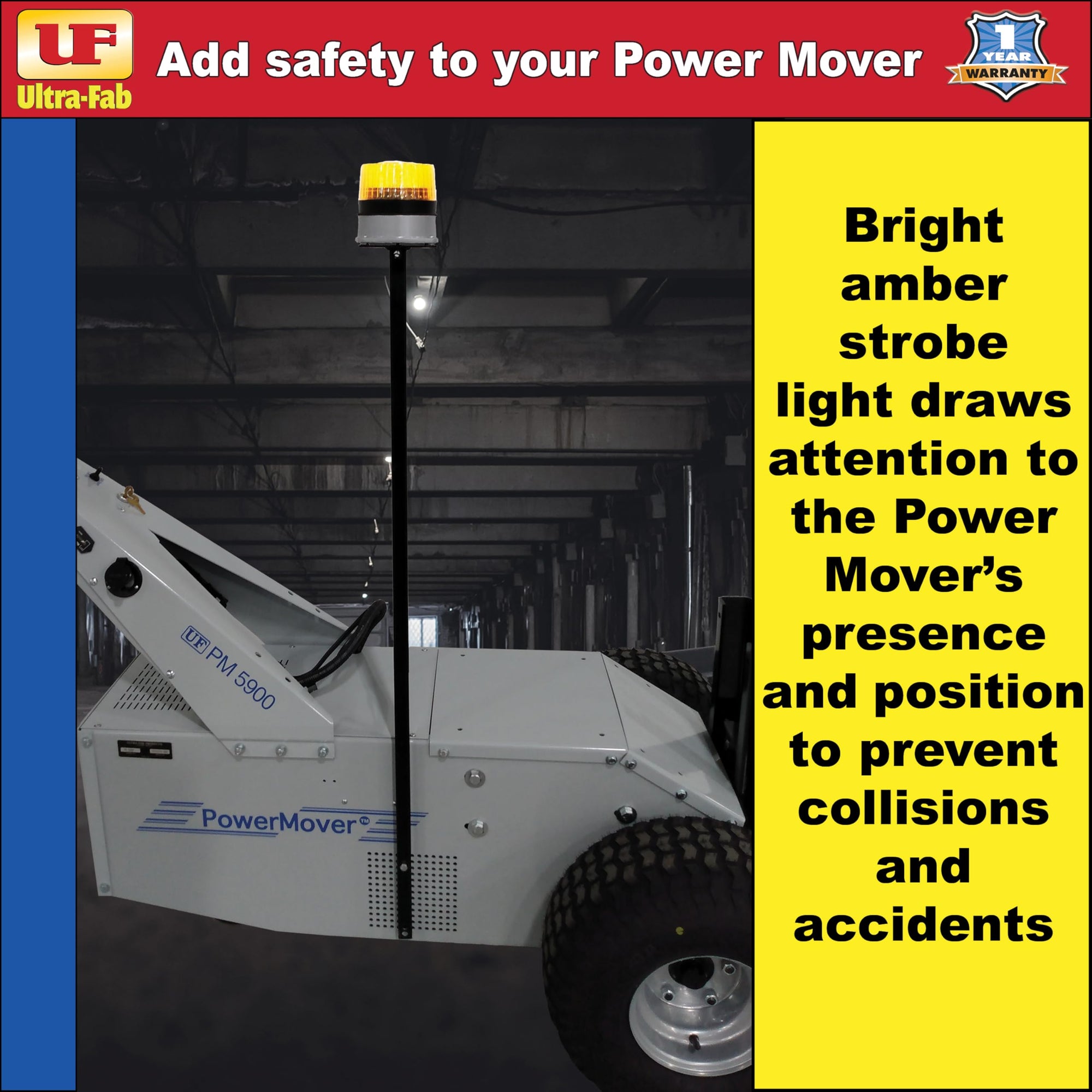 Ultra-Fab Products Strobe Light & Horn (41-810050)