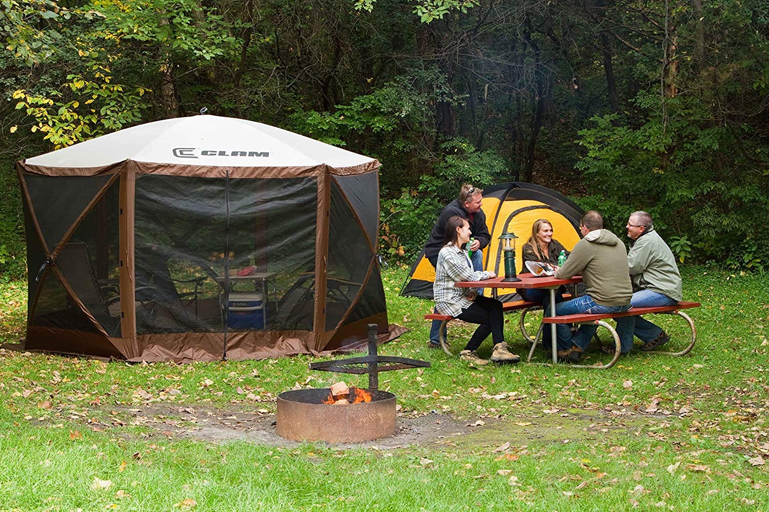 Escape Sport Quick-Set Screen Shelter – 8-Person Pop-Up Canopy Tent, 60-Second Setup, UV & Bug Protection, Reinforced for Hard Surfaces – Blue/White Outdoor Shelter for Tailgating & Events