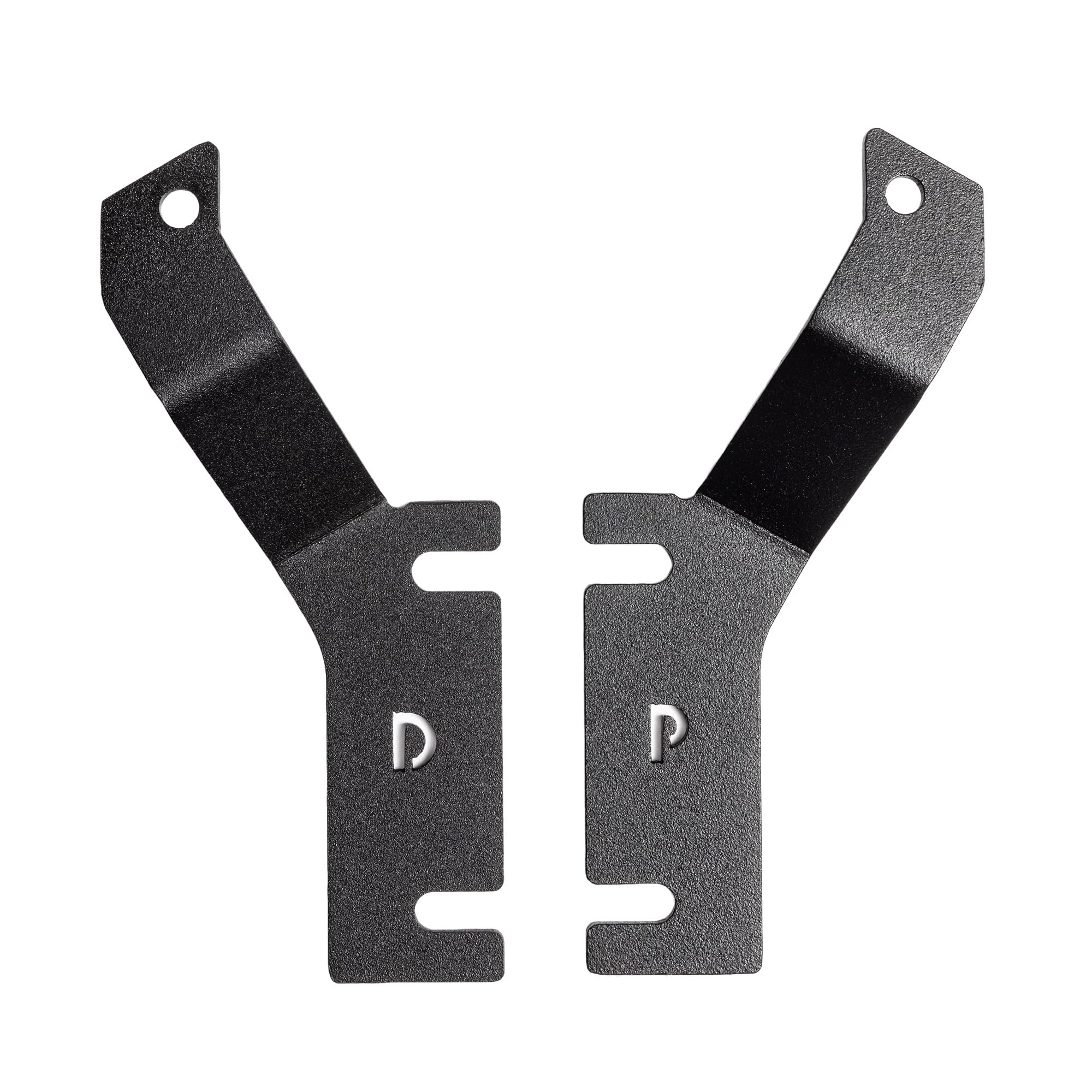Go Rhino Hood Hinge XE Light Mount Cube | Mild Steel, Textured Black | 732325T | Fits 2017-2023 Nissan Titan